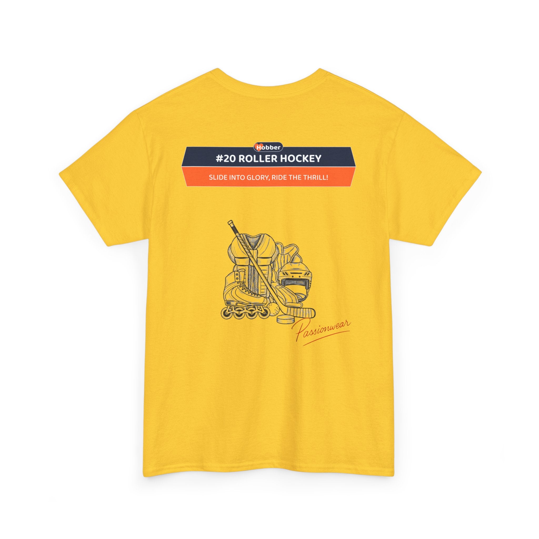 Hobber Mens Sports & Adventure T-Shirt, #20 Roller hockey