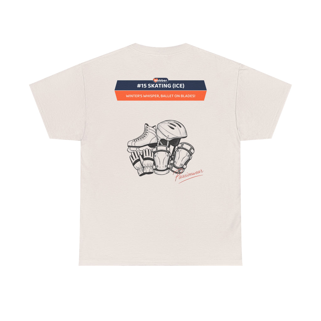 Hobber Unisex Sports & Adventure T-Shirt, #15 Skating (Ice)