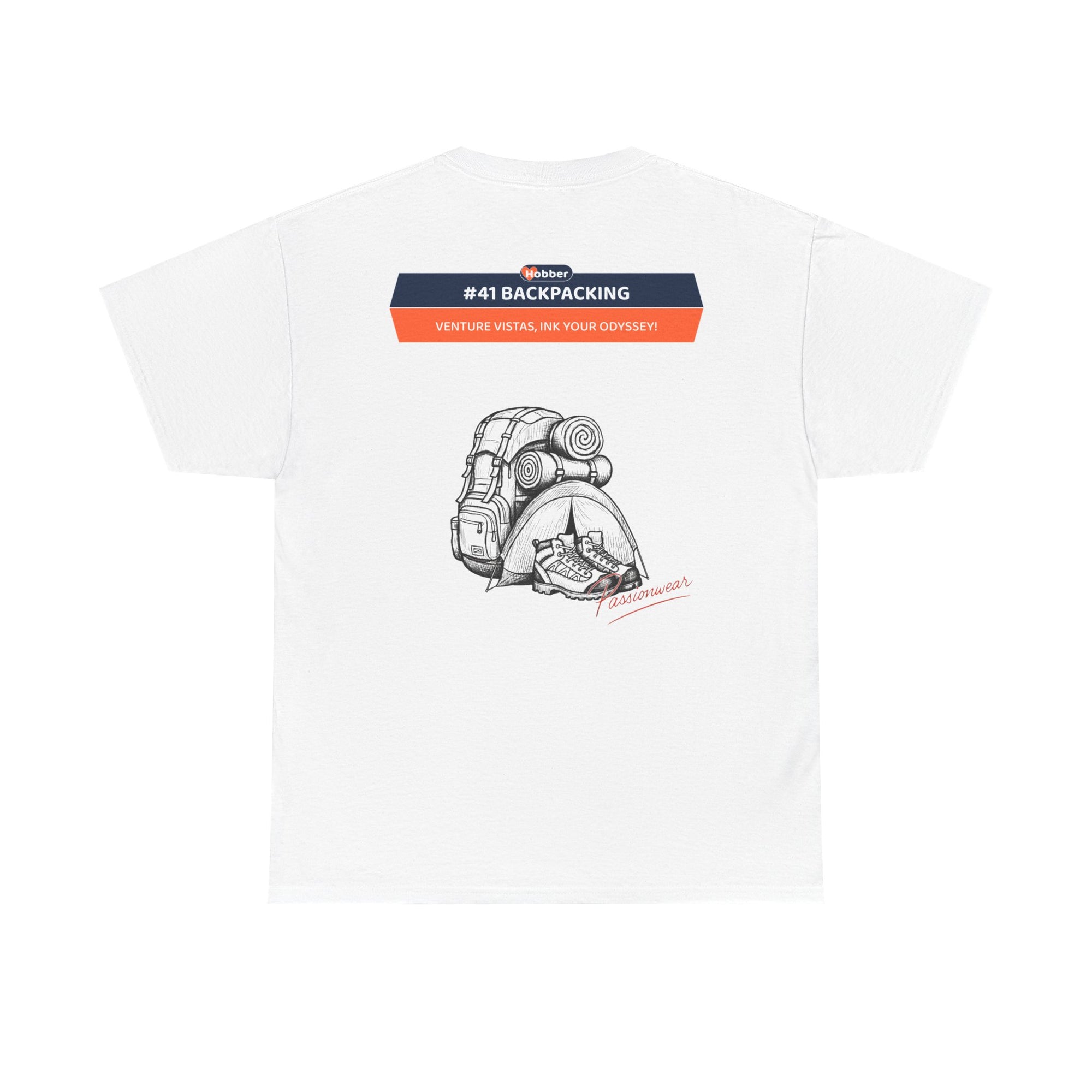 Hobber Unisex Sports & Adventure T-Shirt, #41 Backpacking