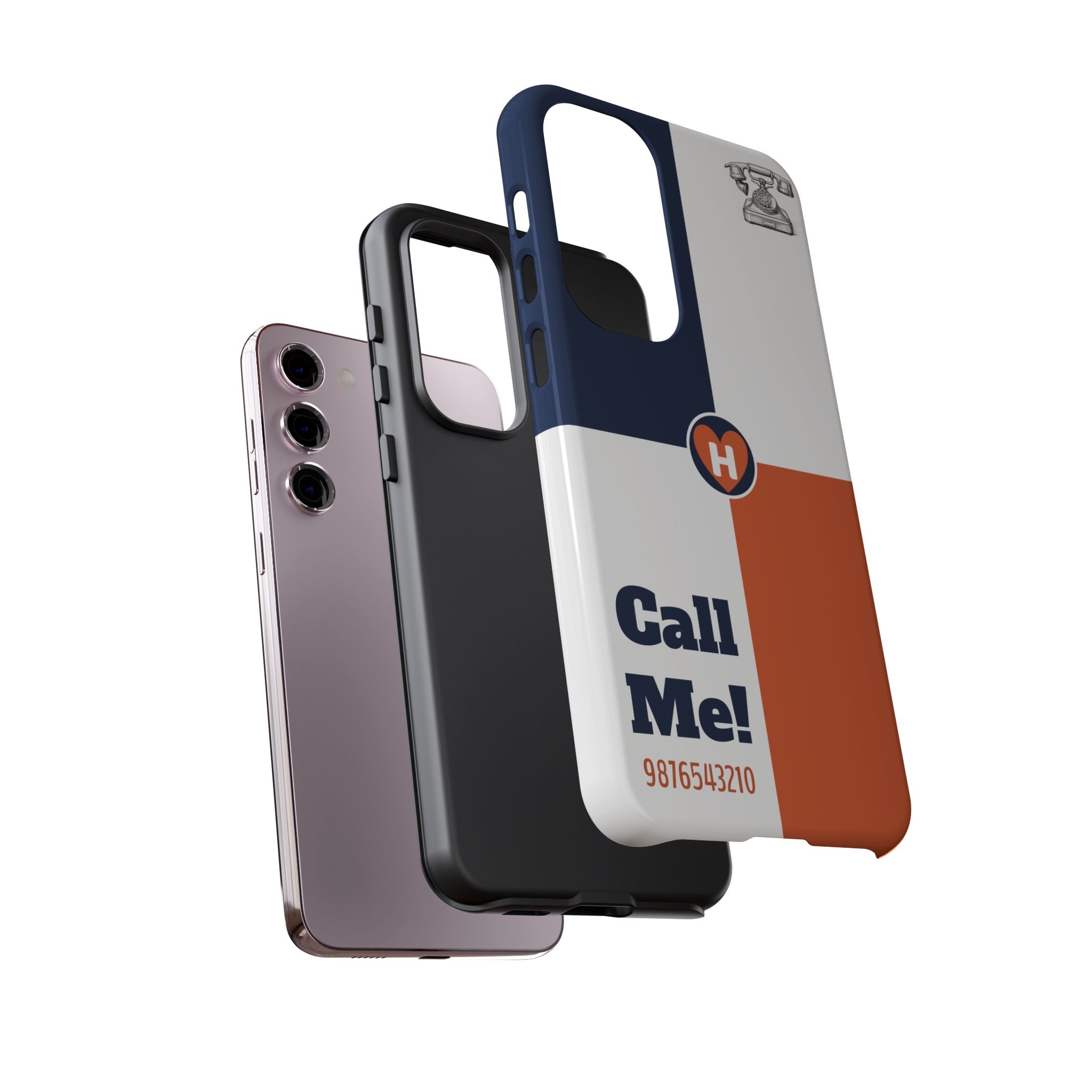 Hobber CallMe: Stylish Phone Case for Tough Protection, Customizable Cover, Durable Design