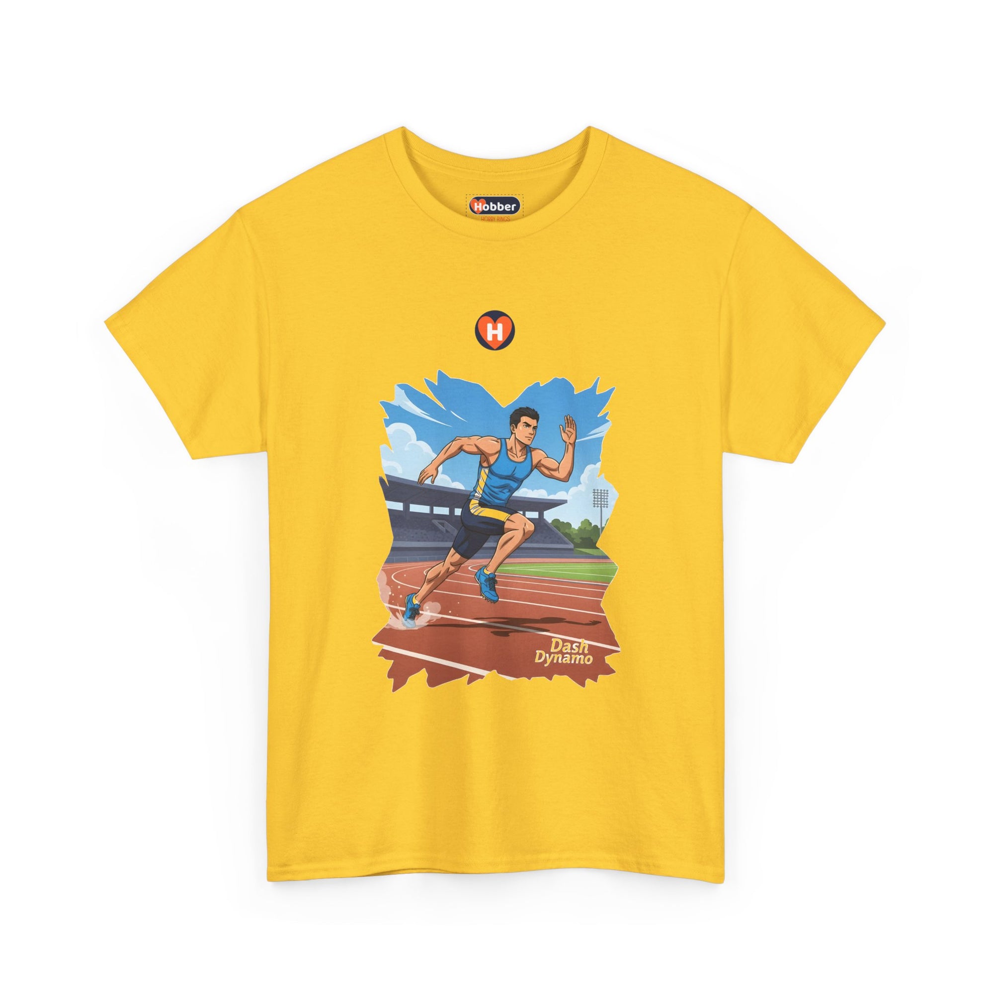 Hobber Mens Sports & Adventure T-Shirt, #38 Sprinting