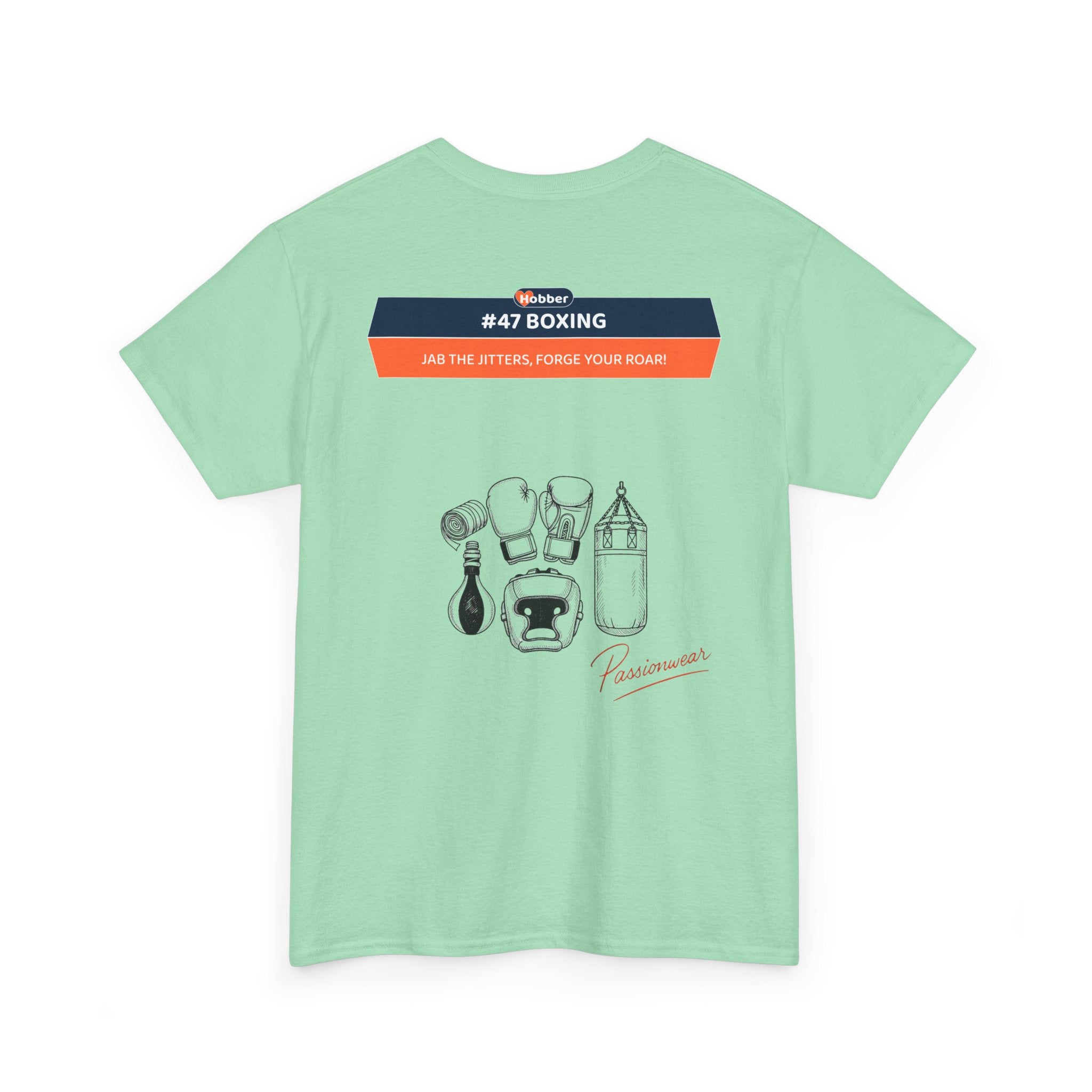 Hobber Mens Sports & Adventure T-Shirt, #47 Boxing