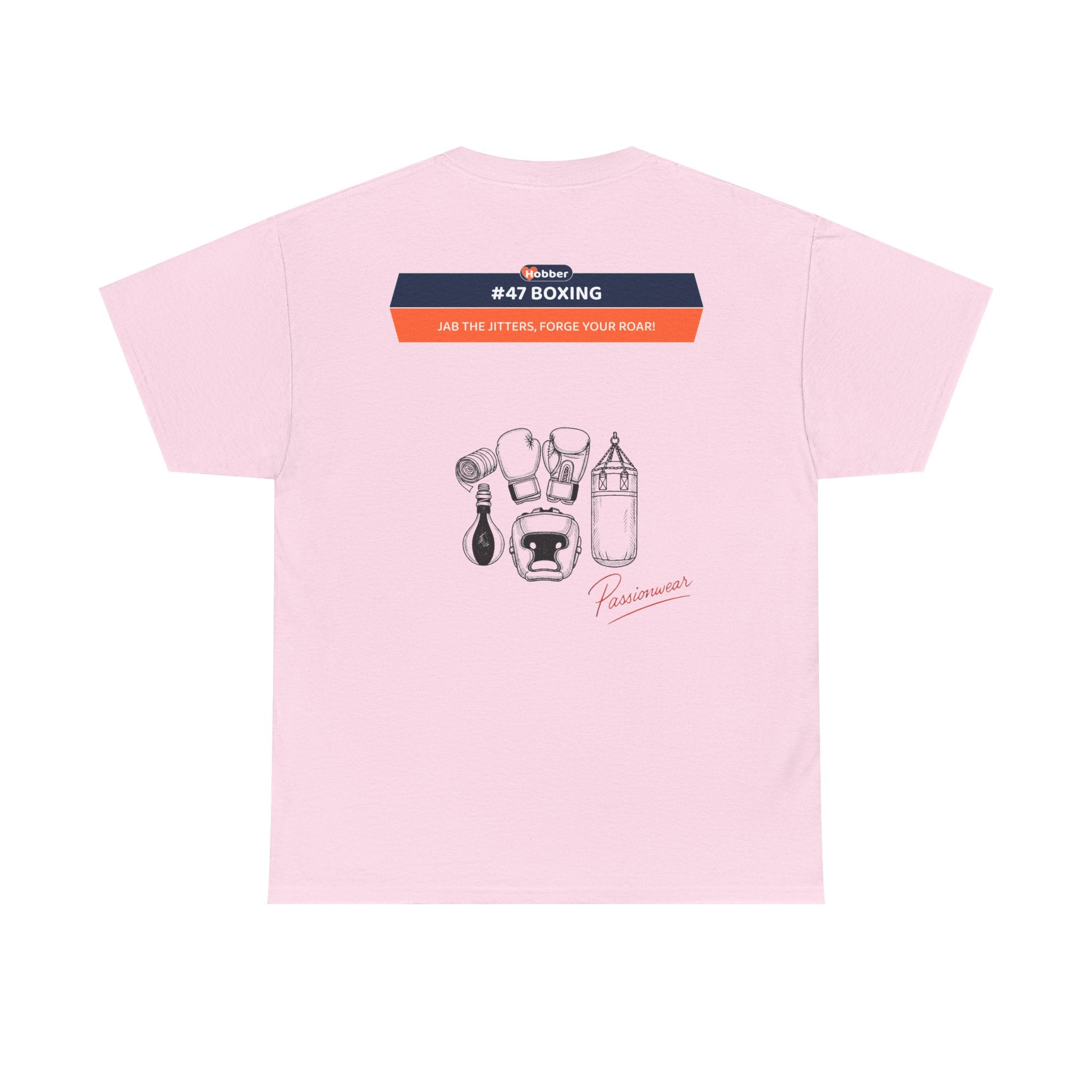 Hobber Mens Sports & Adventure T-Shirt, #47 Boxing