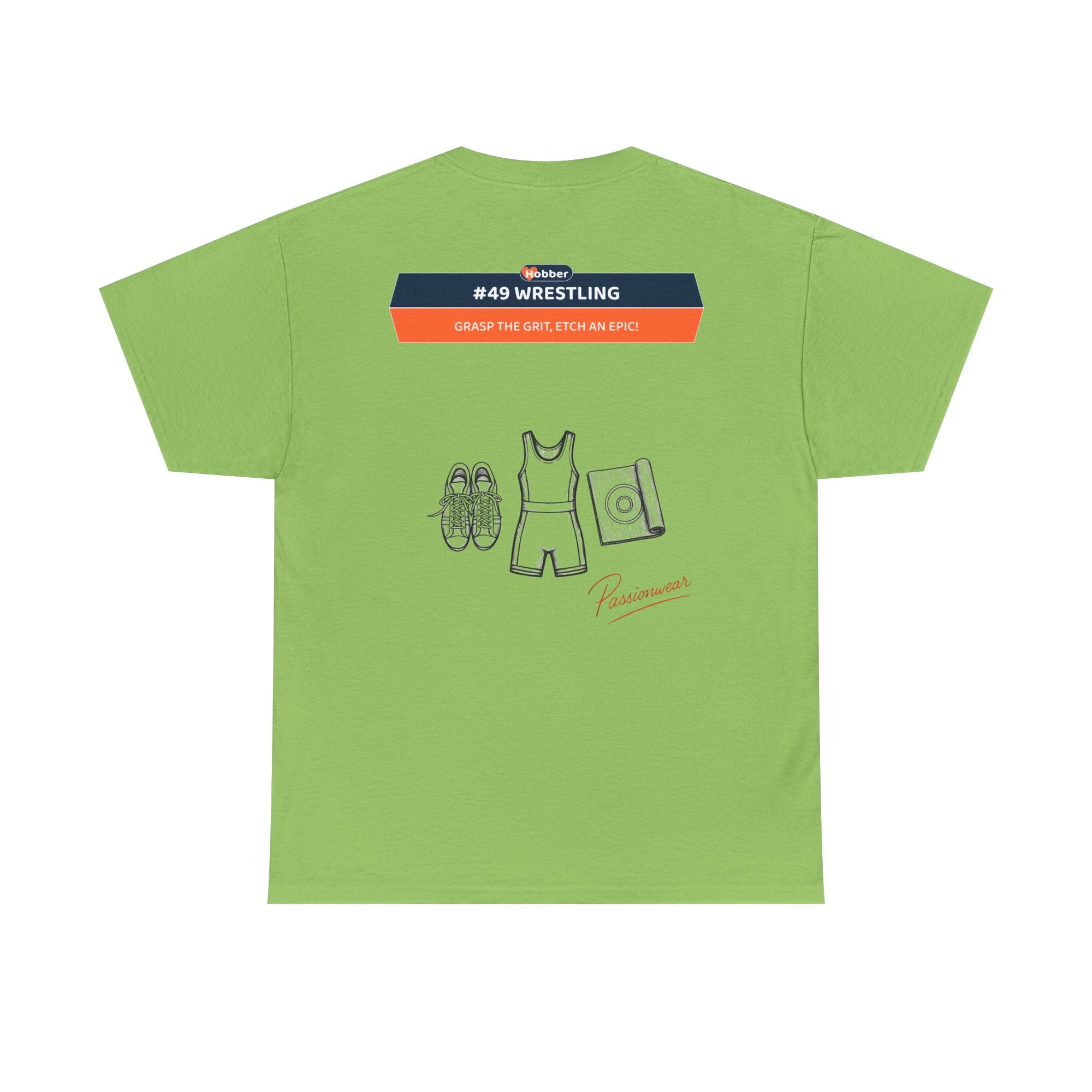 Hobber Mens Sports & Adventure T-Shirt, #49 Wrestling