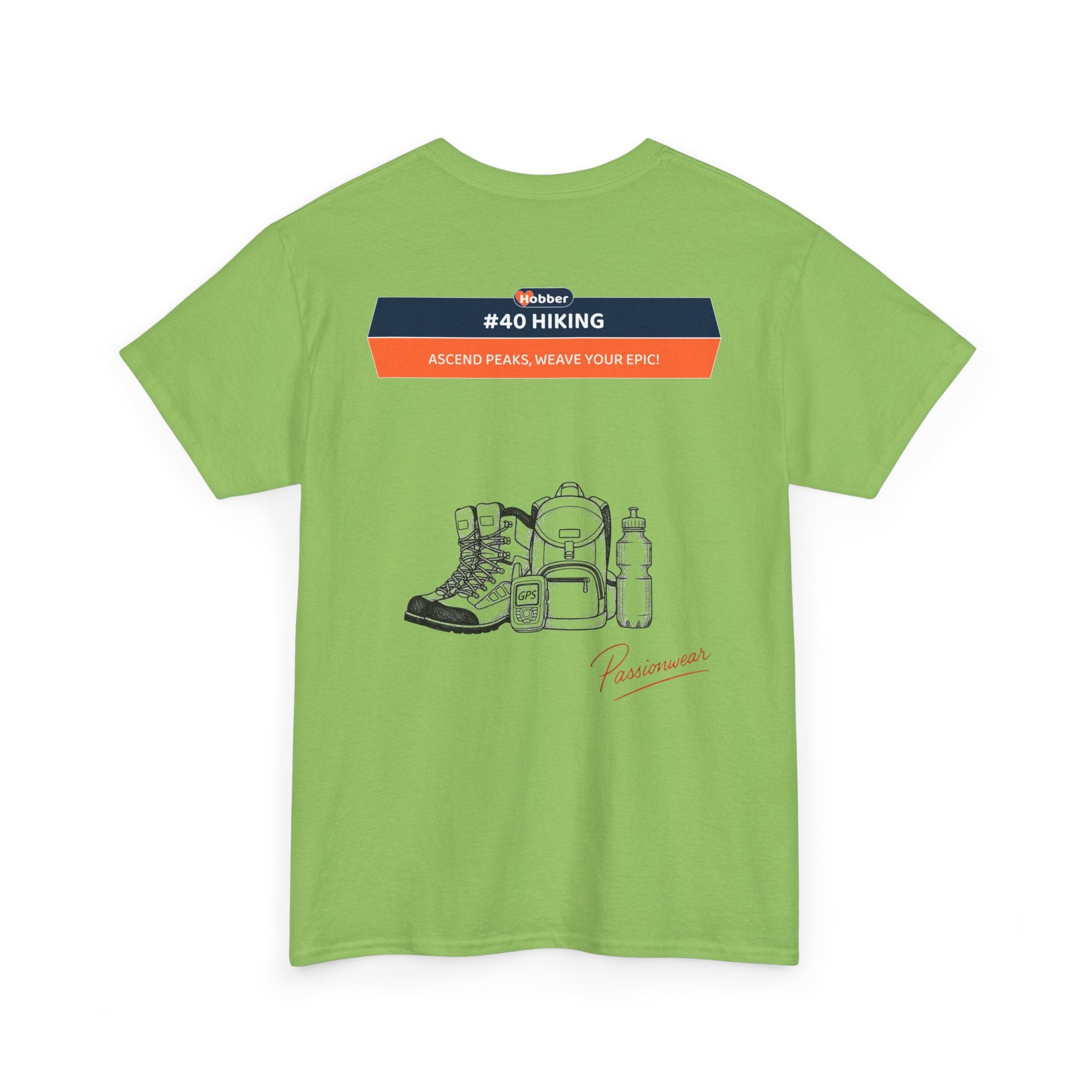 Hobber Unisex Sports & Adventure T-Shirt, #40 Hiking