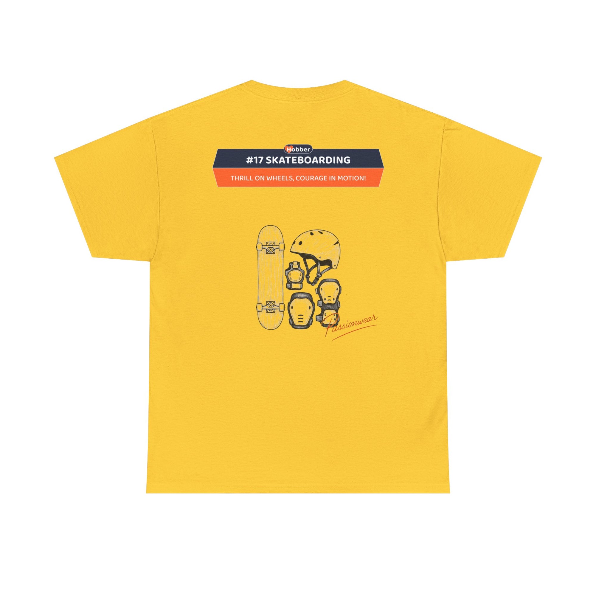 Hobber Mens Sports & Adventure T-Shirt, #17 Skateboarding