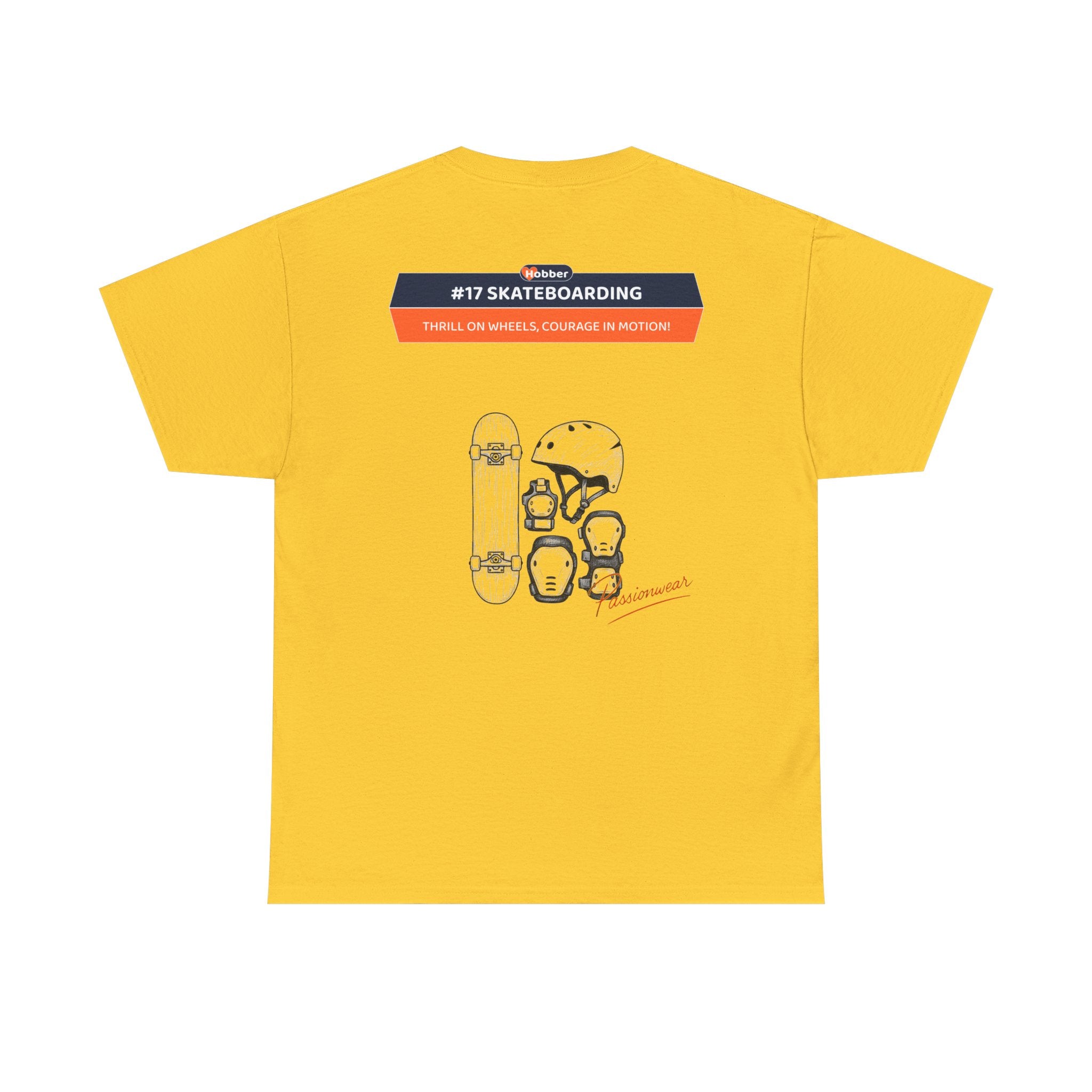 Hobber Mens Sports & Adventure T-Shirt, #17 Skateboarding