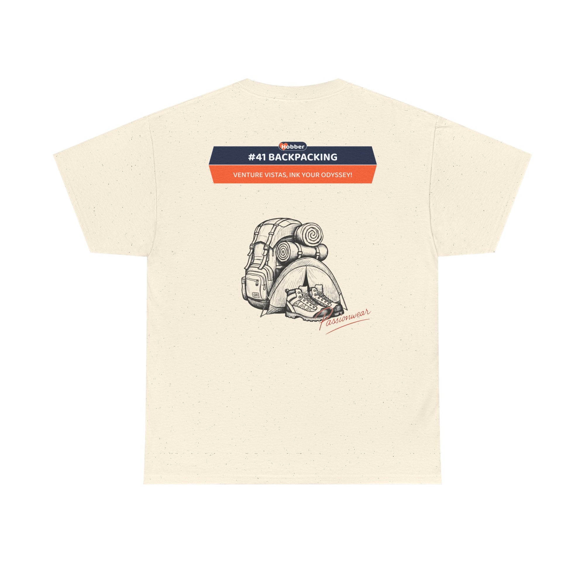 Hobber Unisex Sports & Adventure T-Shirt, #41 Backpacking