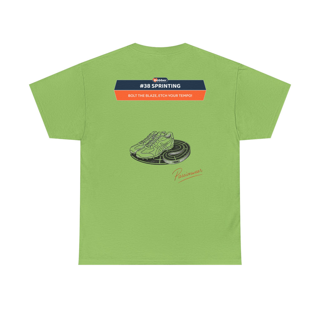 Hobber Mens Sports & Adventure T-Shirt, #38 Sprinting