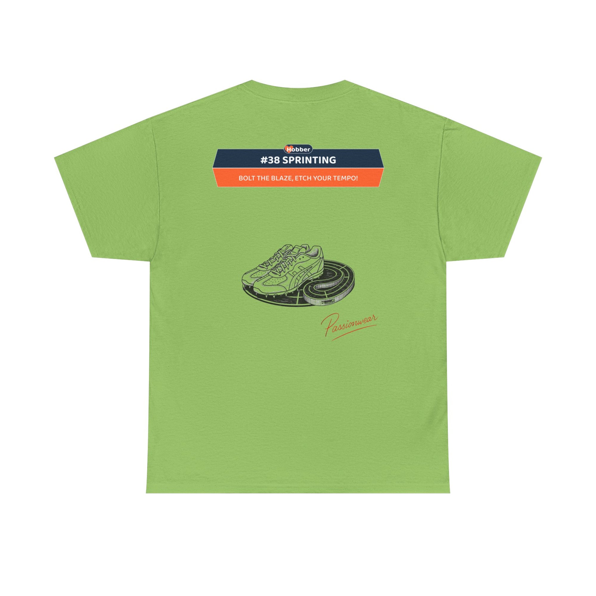 Hobber Mens Sports & Adventure T-Shirt, #38 Sprinting
