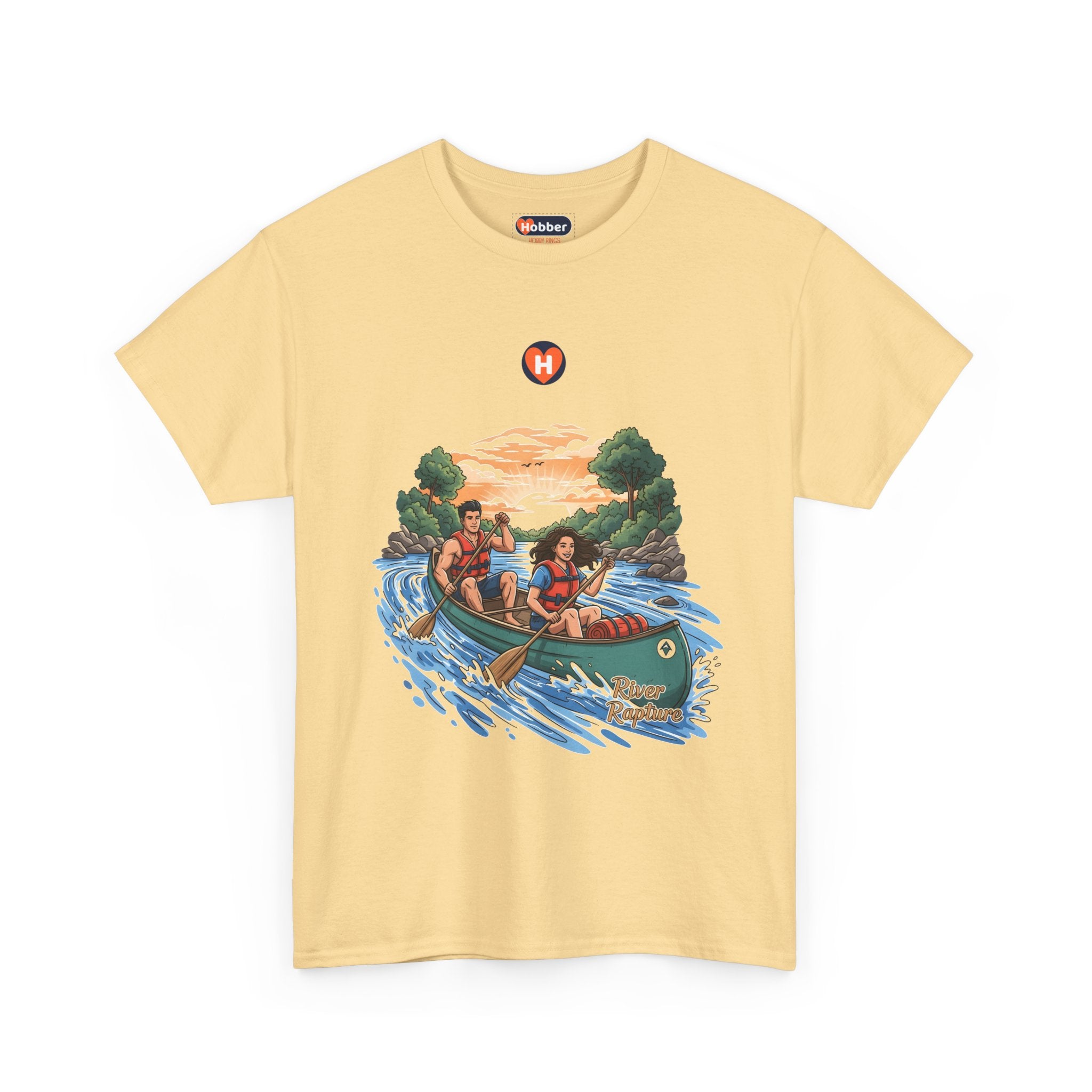 Hobber Unisex Sports & Adventure T-Shirt, #10 Canoeing