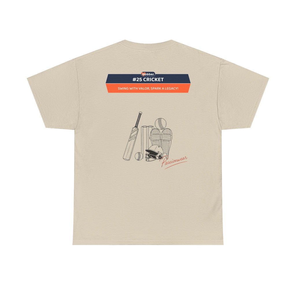 Hobber Mens Sports & Adventure T-Shirt, #25 Cricket