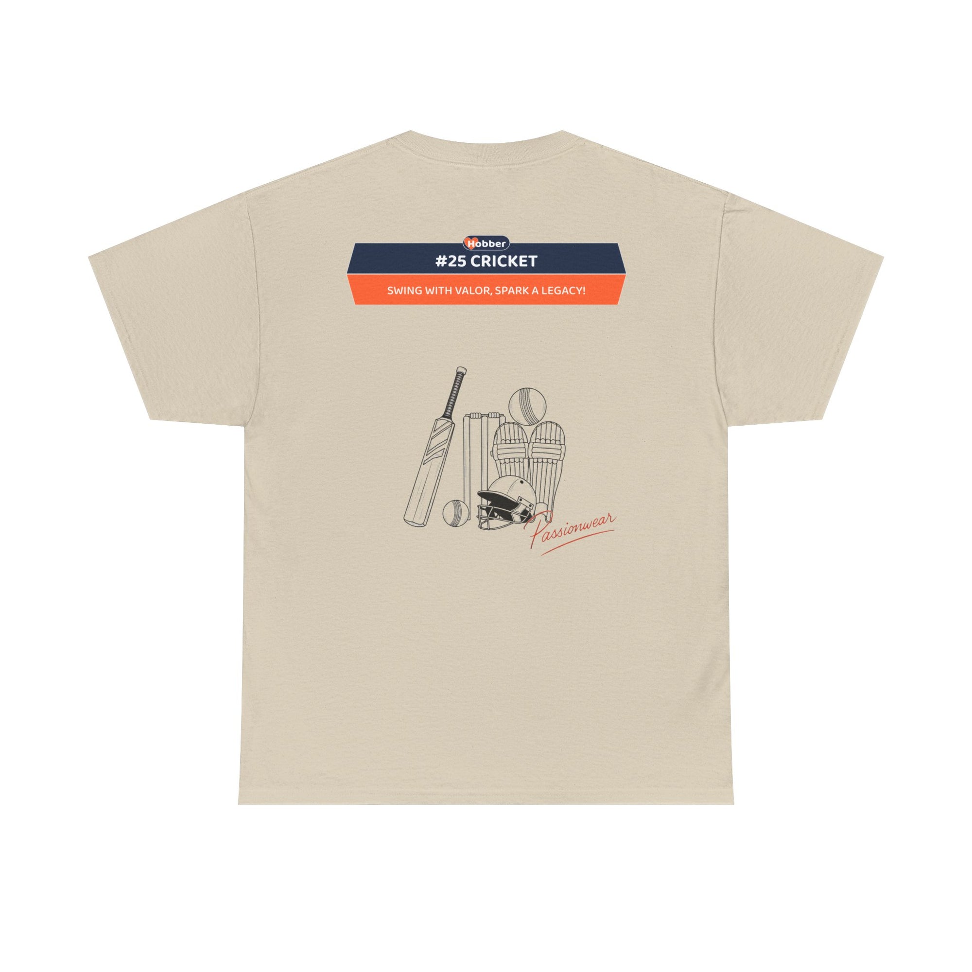 Hobber Mens Sports & Adventure T-Shirt, #25 Cricket