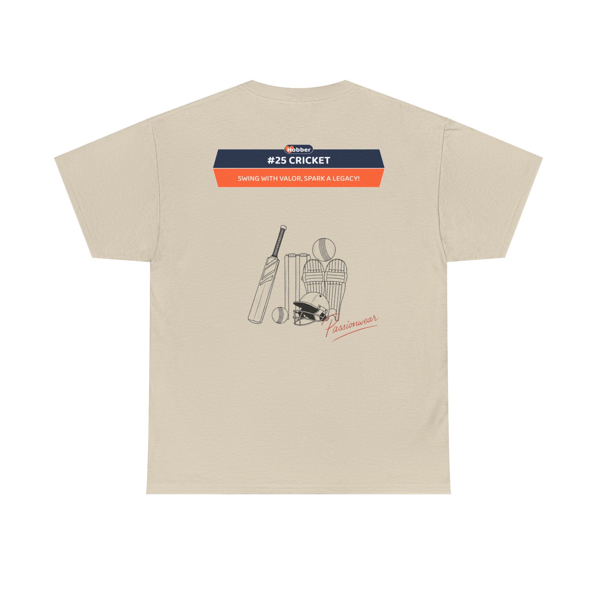 Hobber Mens Sports & Adventure T-Shirt, #25 Cricket
