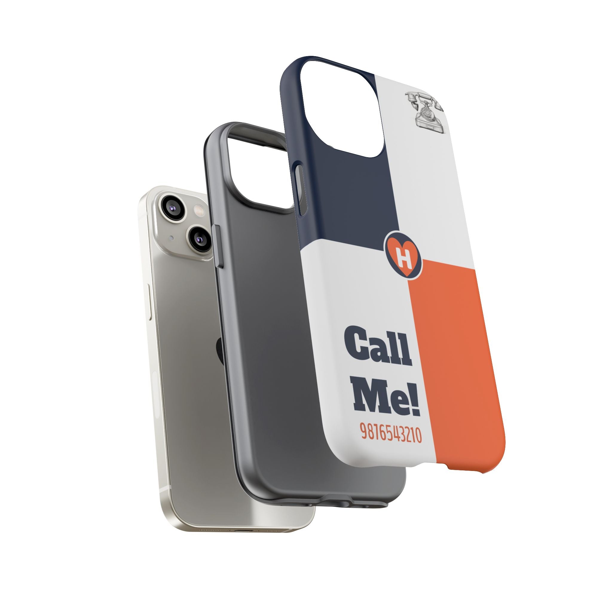 Hobber CallMe: Stylish Phone Case for Tough Protection, Customizable Cover, Durable Design