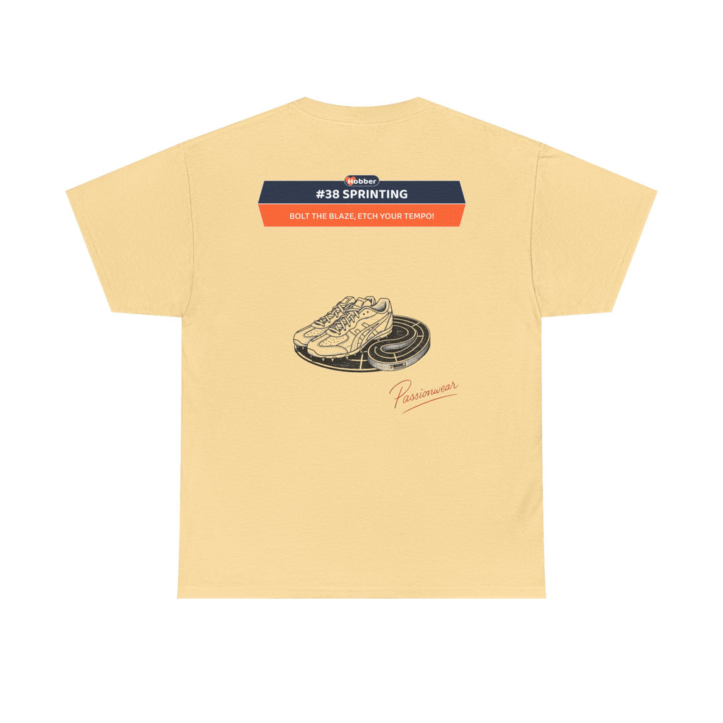 Hobber Mens Sports & Adventure T-Shirt, #38 Sprinting
