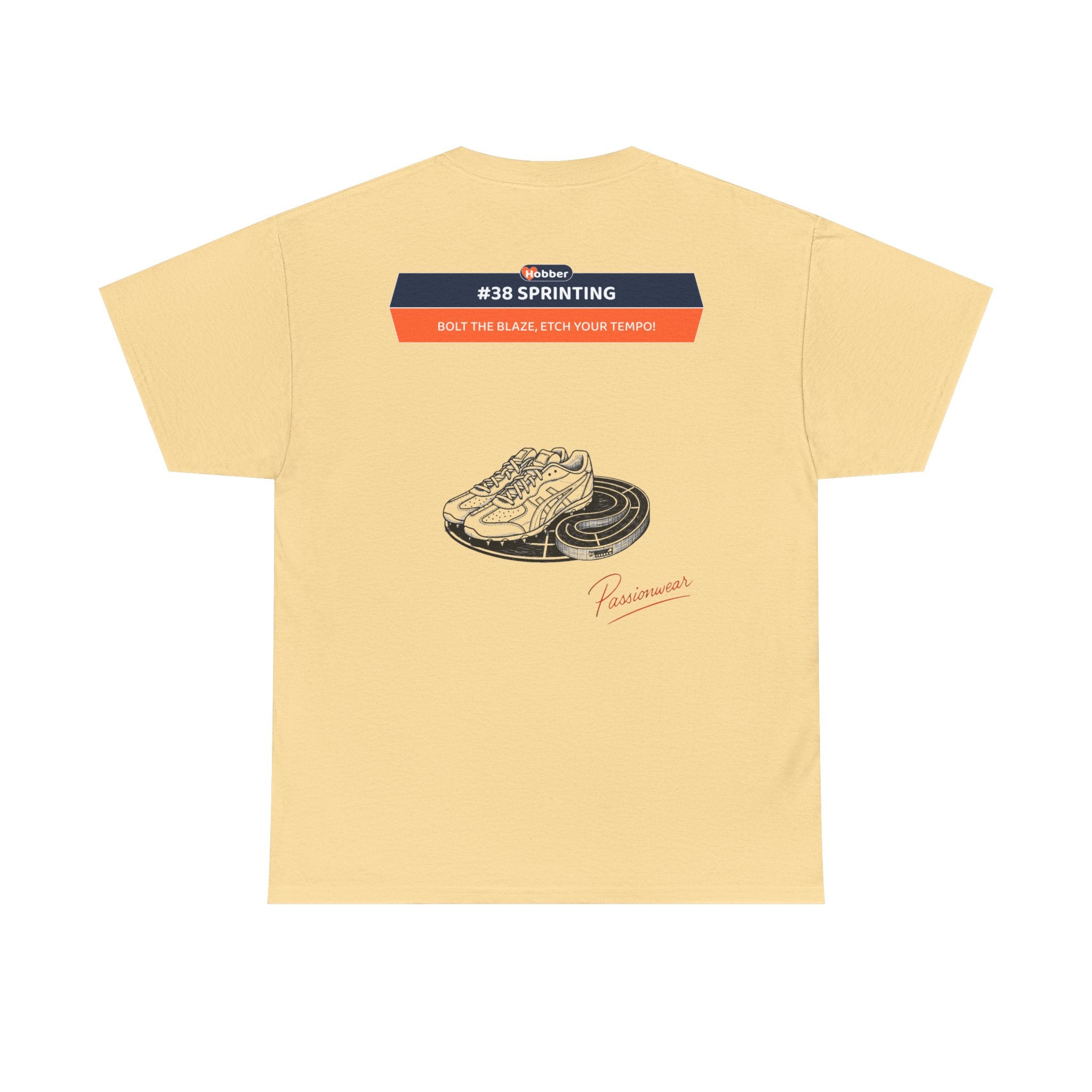 Hobber Mens Sports & Adventure T-Shirt, #38 Sprinting