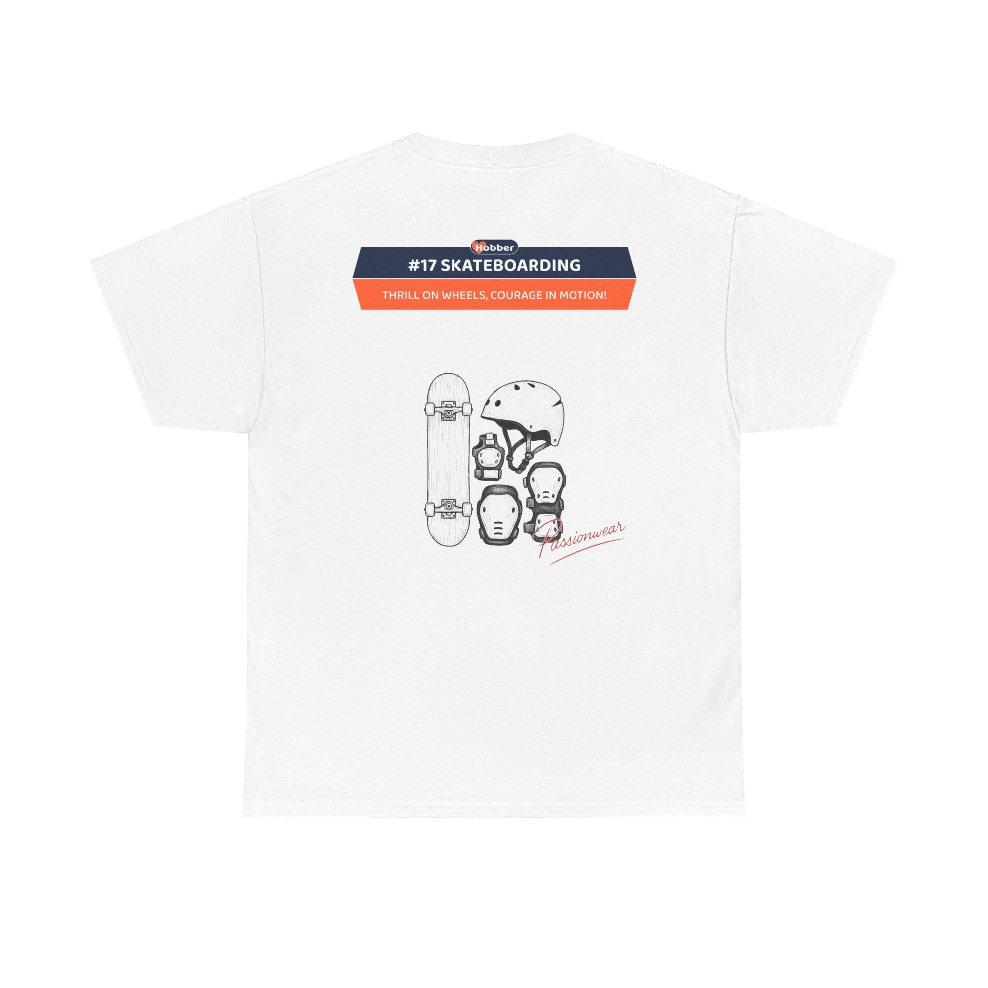 Hobber Mens Sports & Adventure T-Shirt, #17 Skateboarding