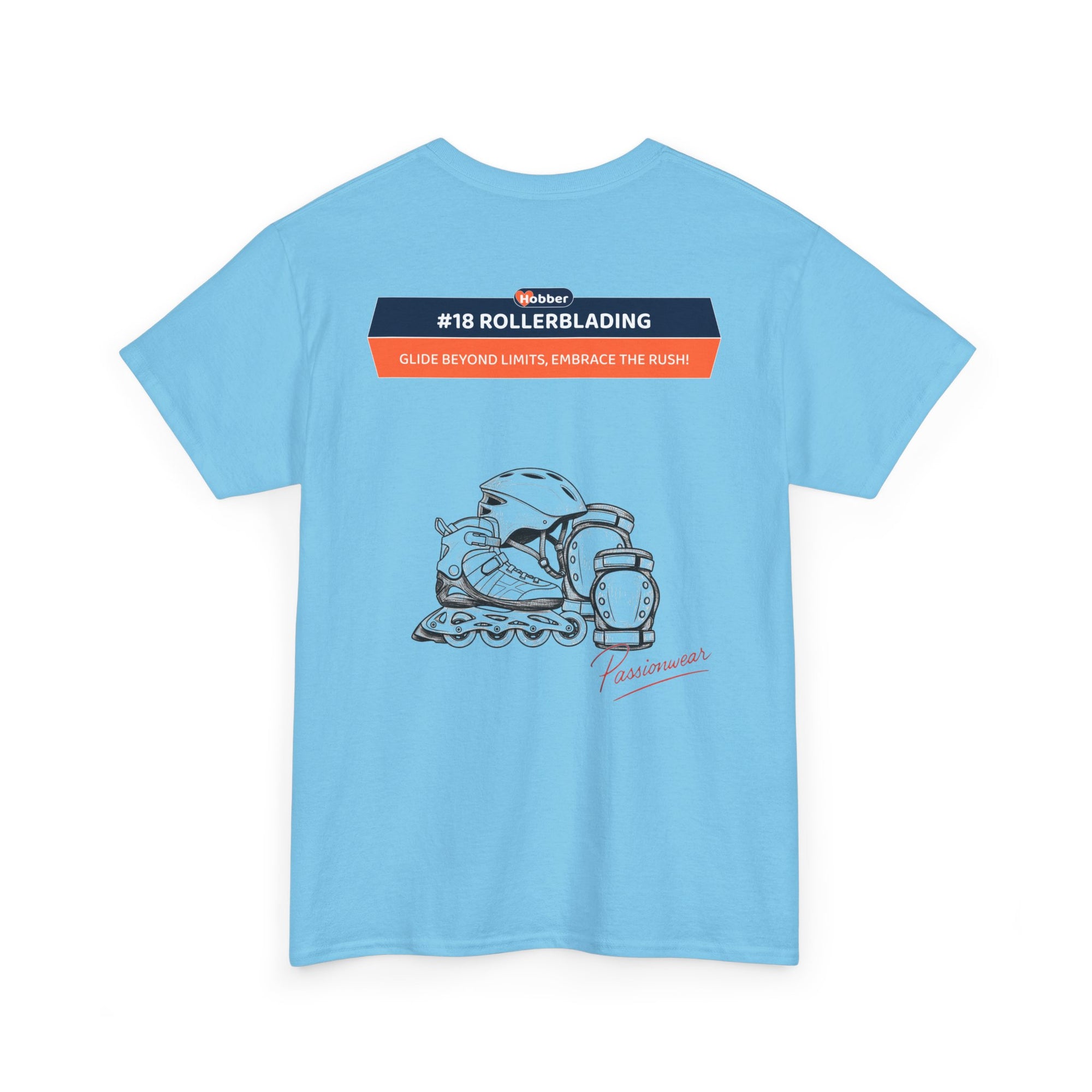 Hobber Unisex Sports & Adventure T-Shirt, #18 Rollerblading