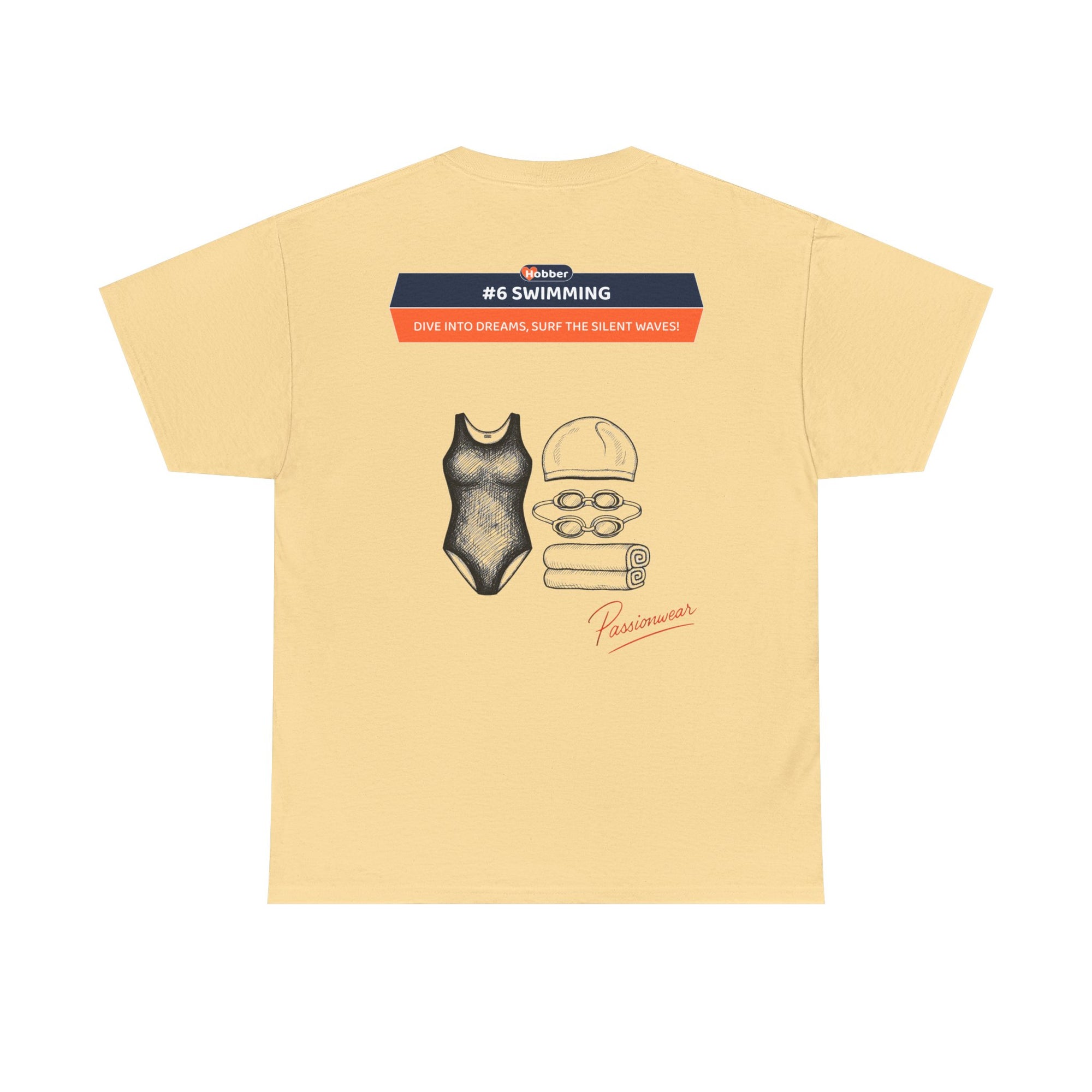 Hobber Unisex Sports & Adventure T-Shirt, #6 Swimming
