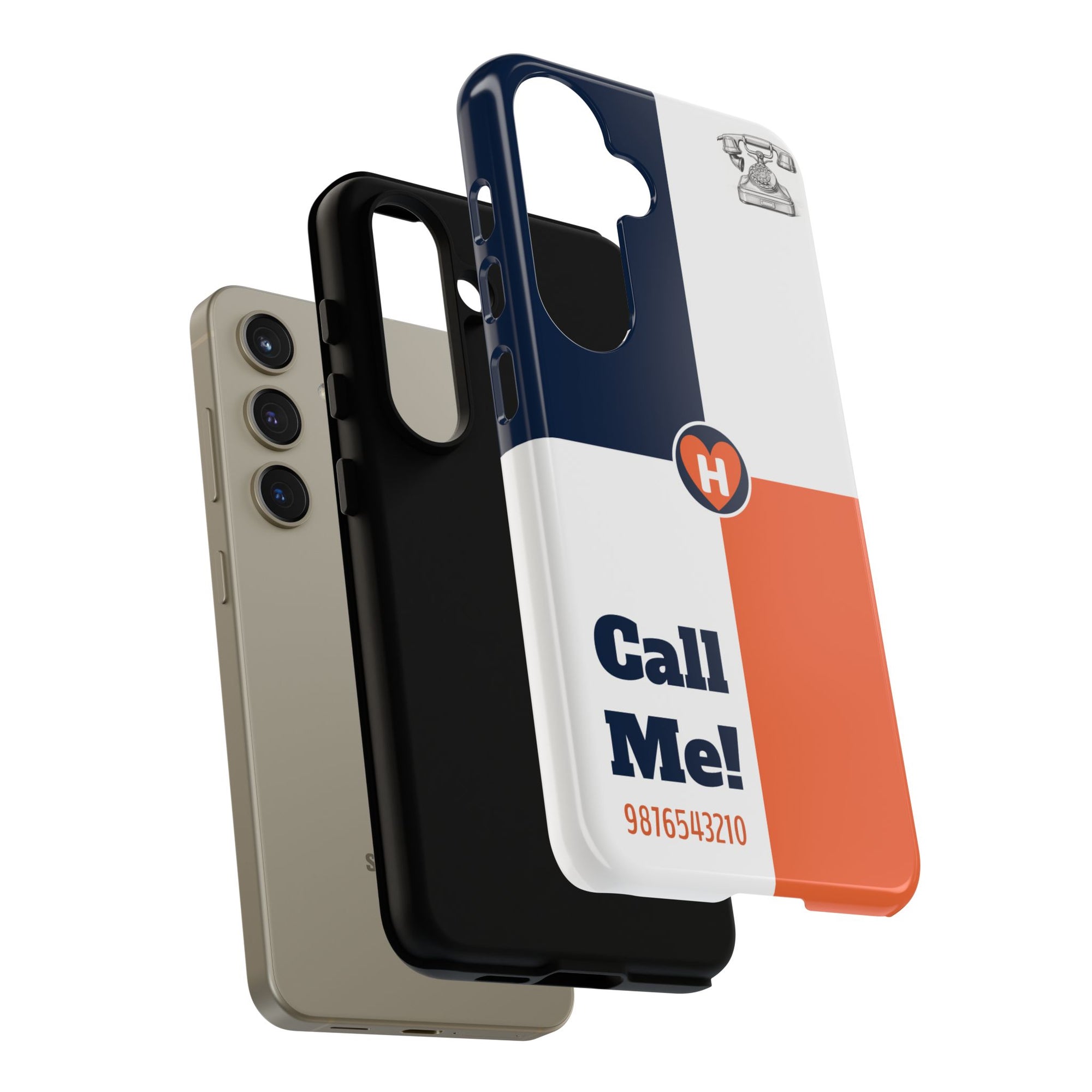 Hobber CallMe: Stylish Phone Case for Tough Protection, Customizable Cover for Gift, Sports Fans, Birthday, Everyday Use, Durable Design