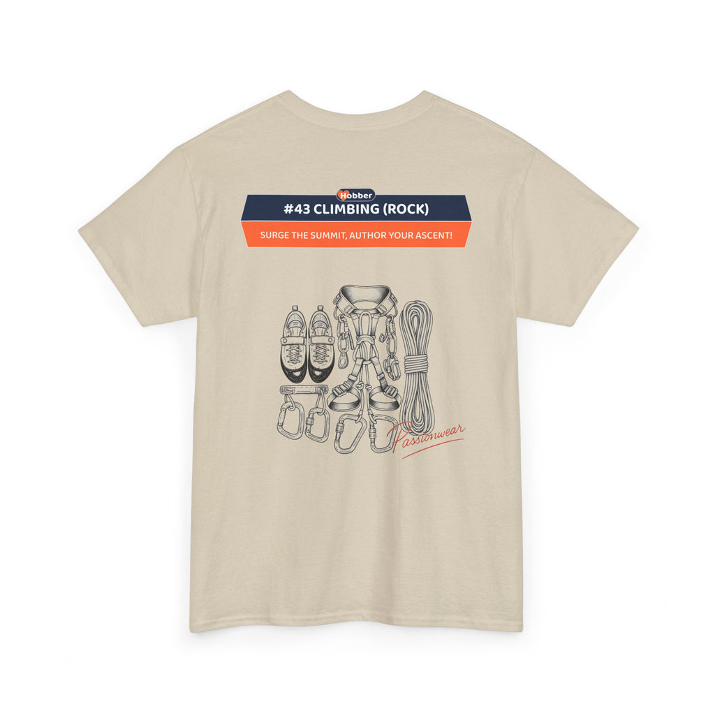 Hobber Mens Sports & Adventure T-Shirt, #43 Climbing (Rock)