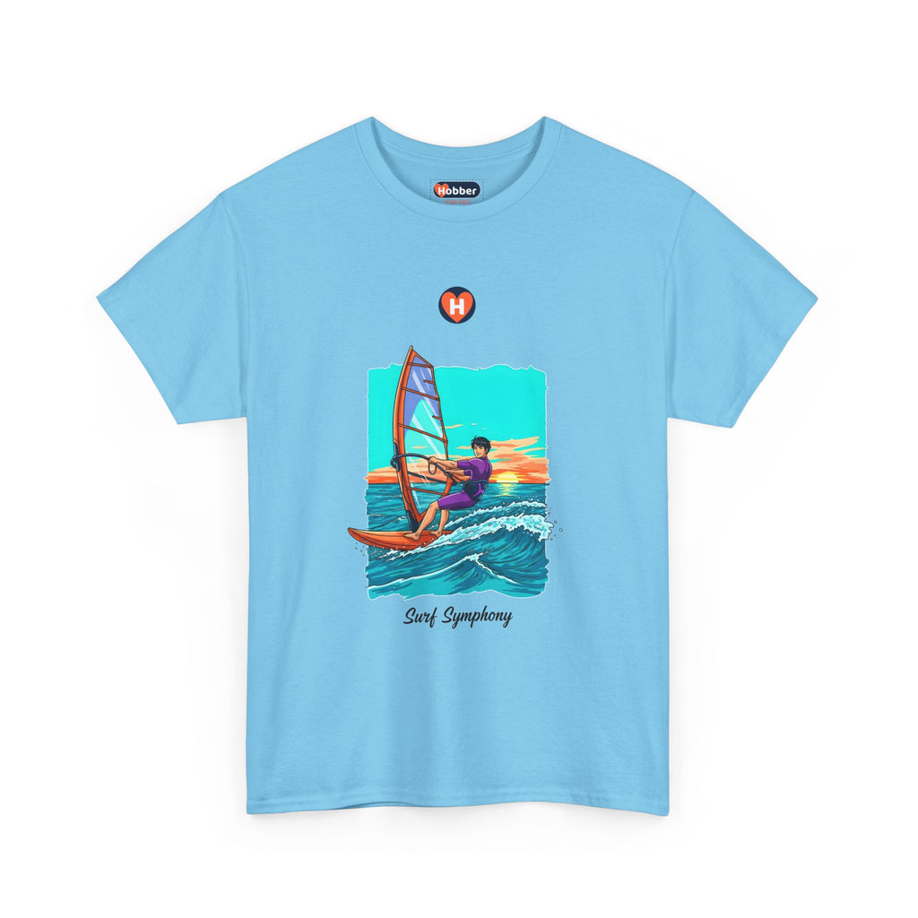 Hobber Mens Sports & Adventure T-Shirt, #13 Windsurfing