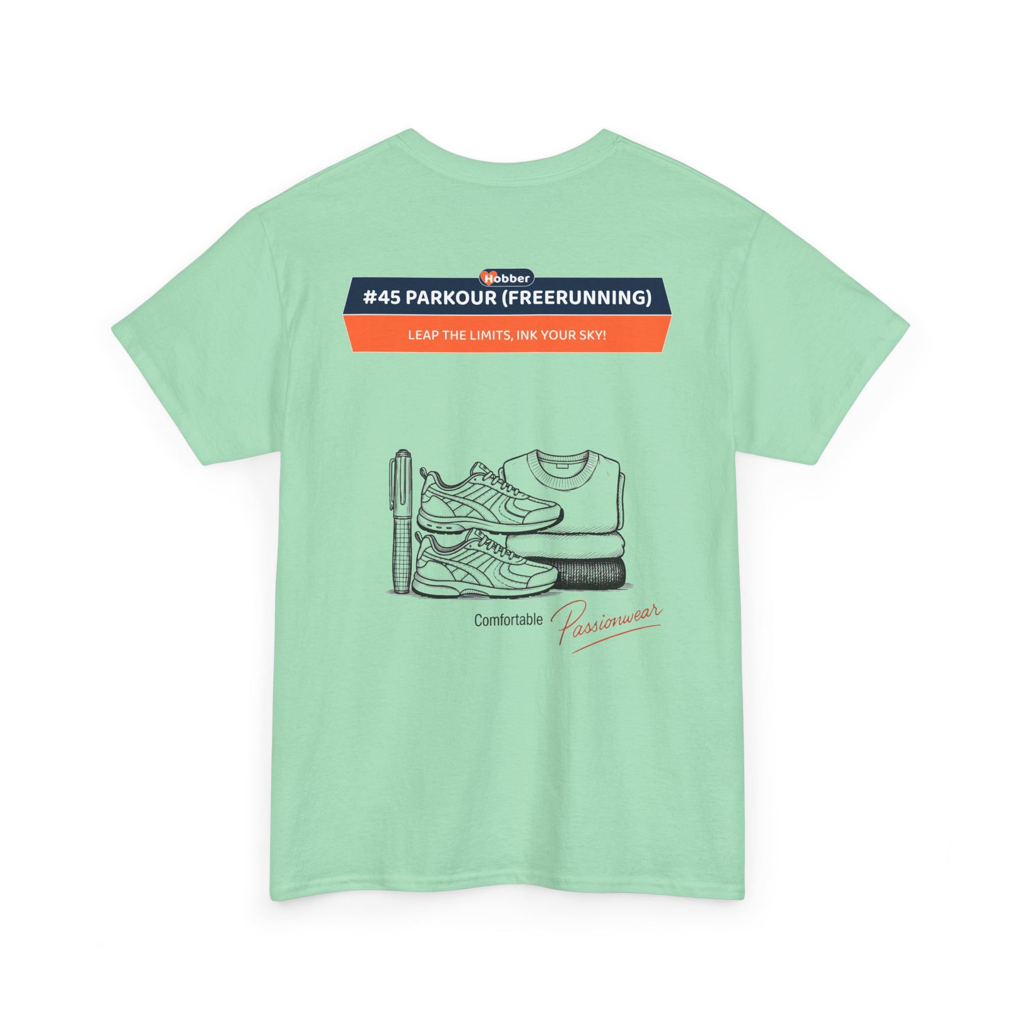 Hobber Mens Sports & Adventure T-Shirt, #45 Parkour (Freerunning)