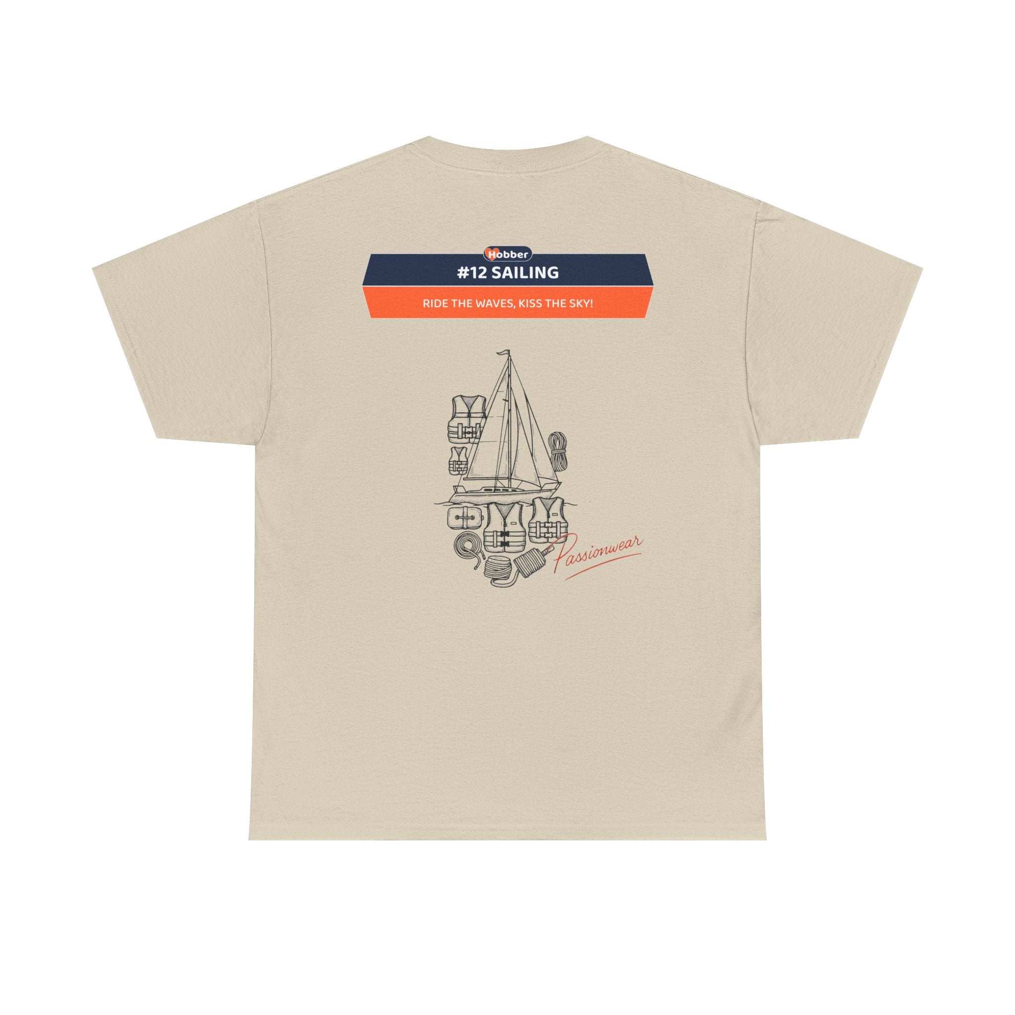 Hobber Unisex Sports & Adventure T-Shirt, #12 Sailing