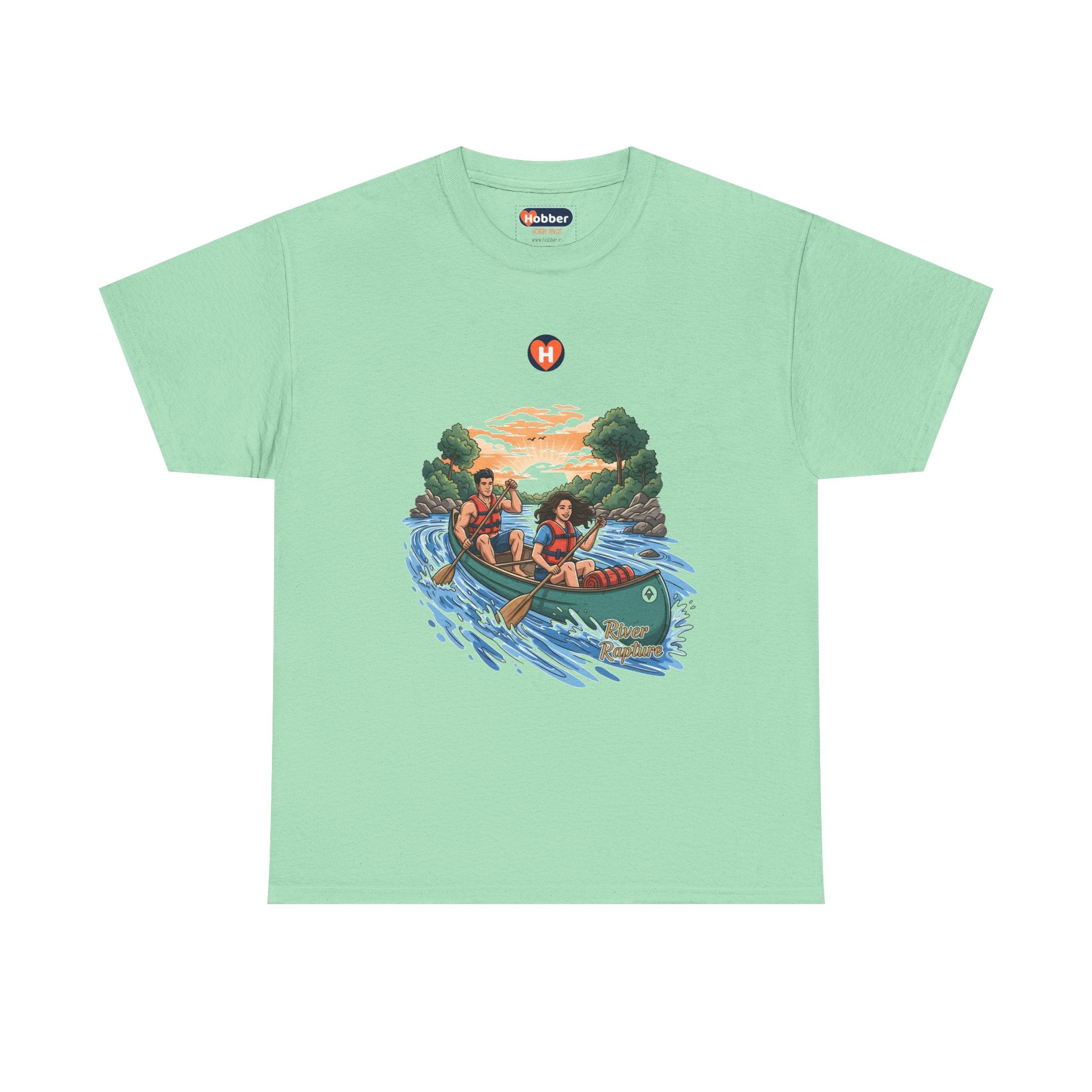 Hobber Unisex Sports & Adventure T-Shirt, #10 Canoeing
