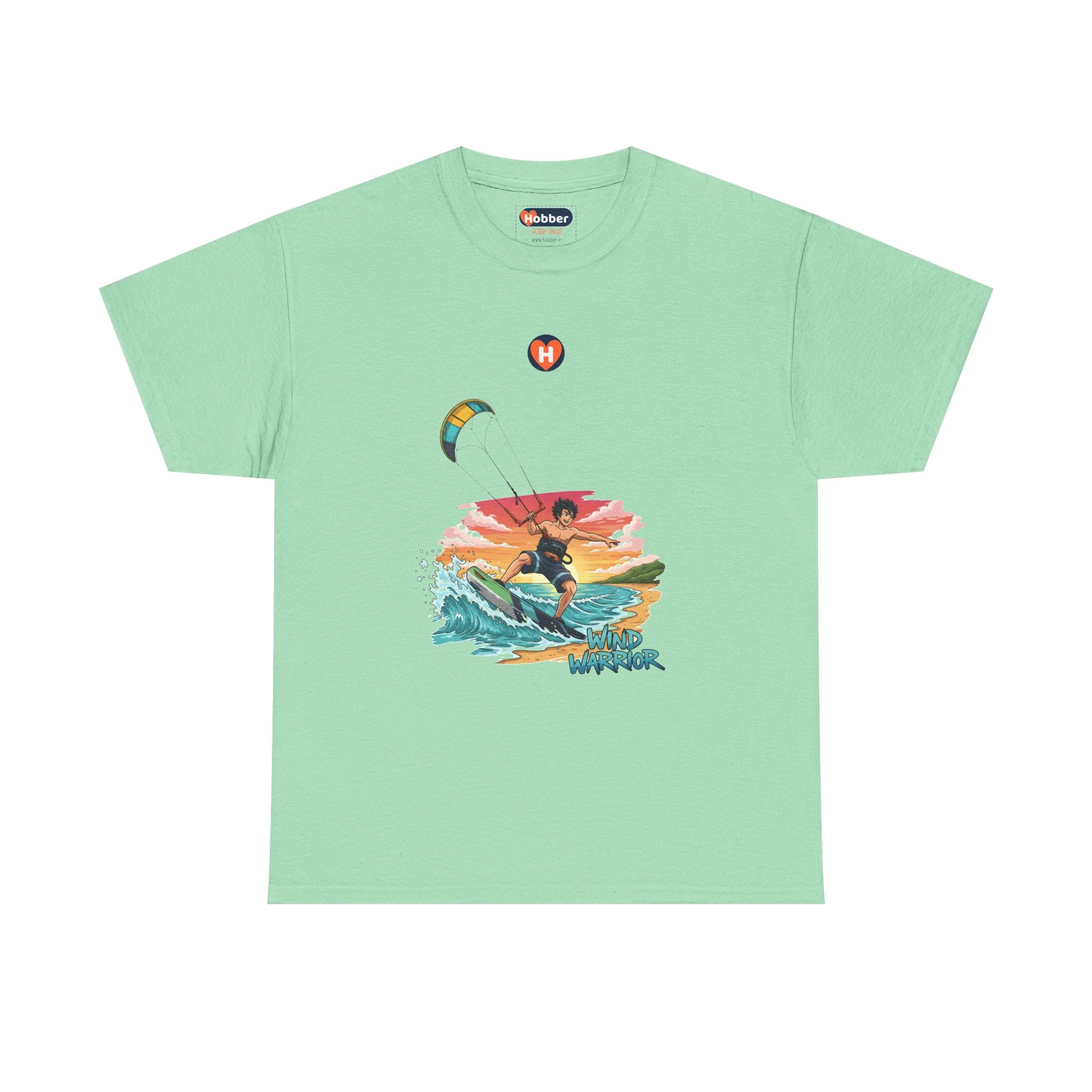 Hobber Mens Sports & Adventure T-Shirt, #14 Kiteboarding