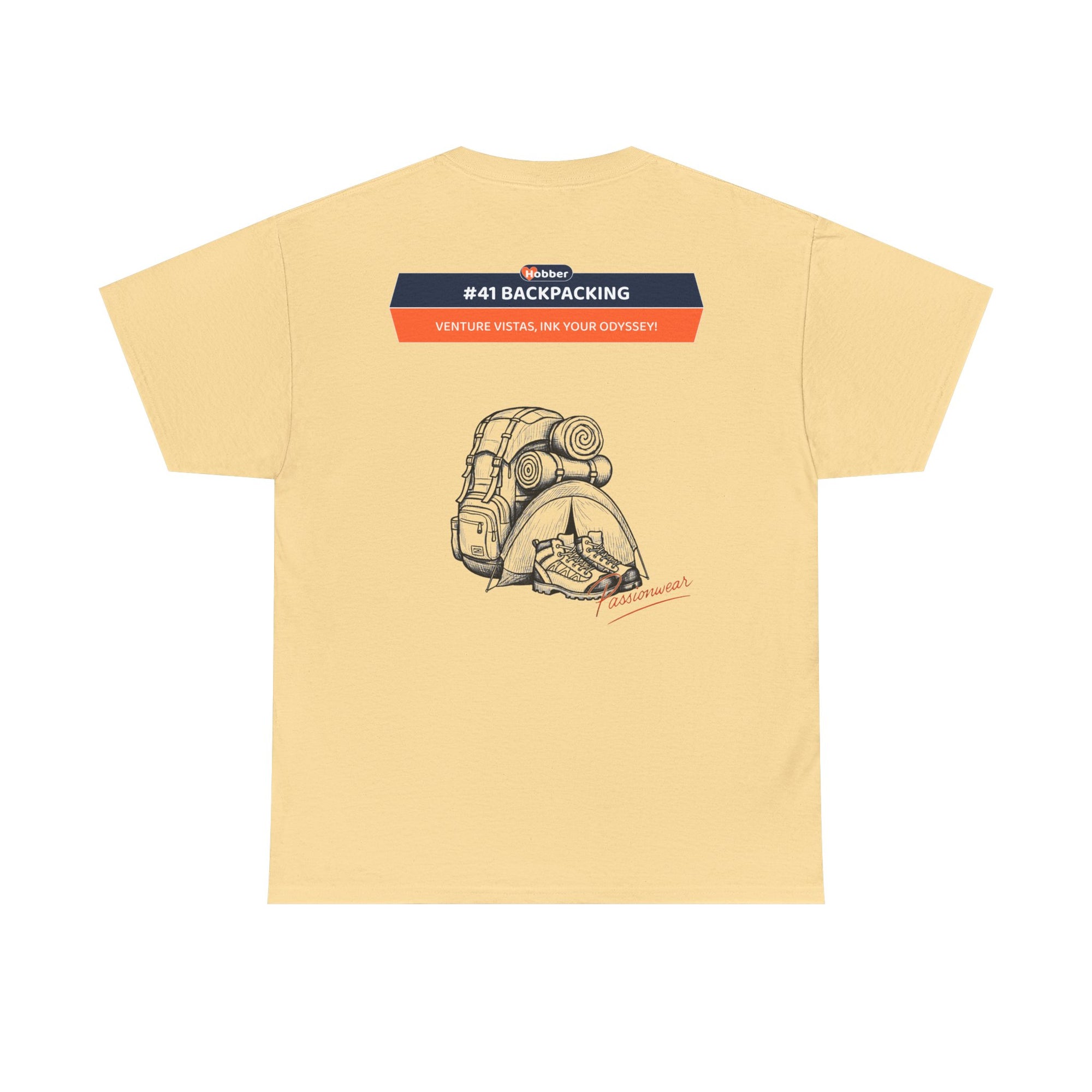 Hobber Unisex Sports & Adventure T-Shirt, #41 Backpacking