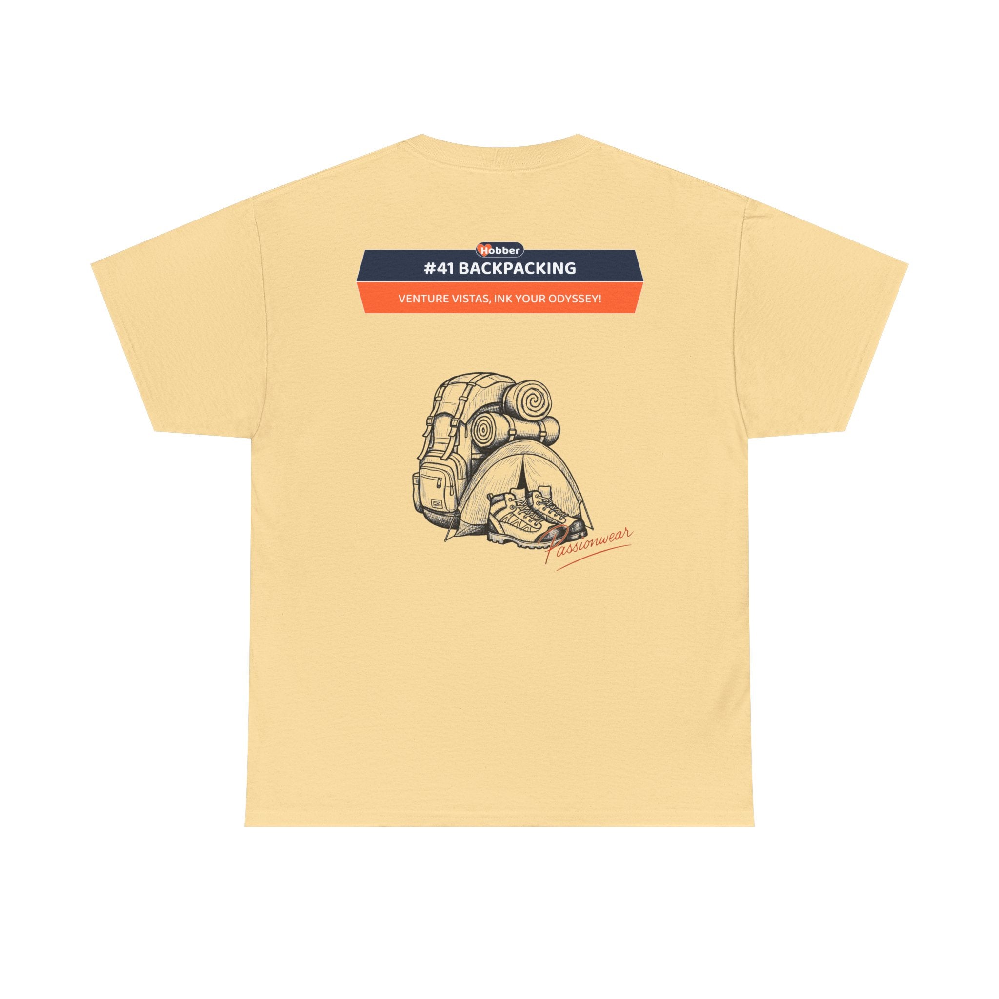 Hobber Unisex Sports & Adventure T-Shirt, #41 Backpacking