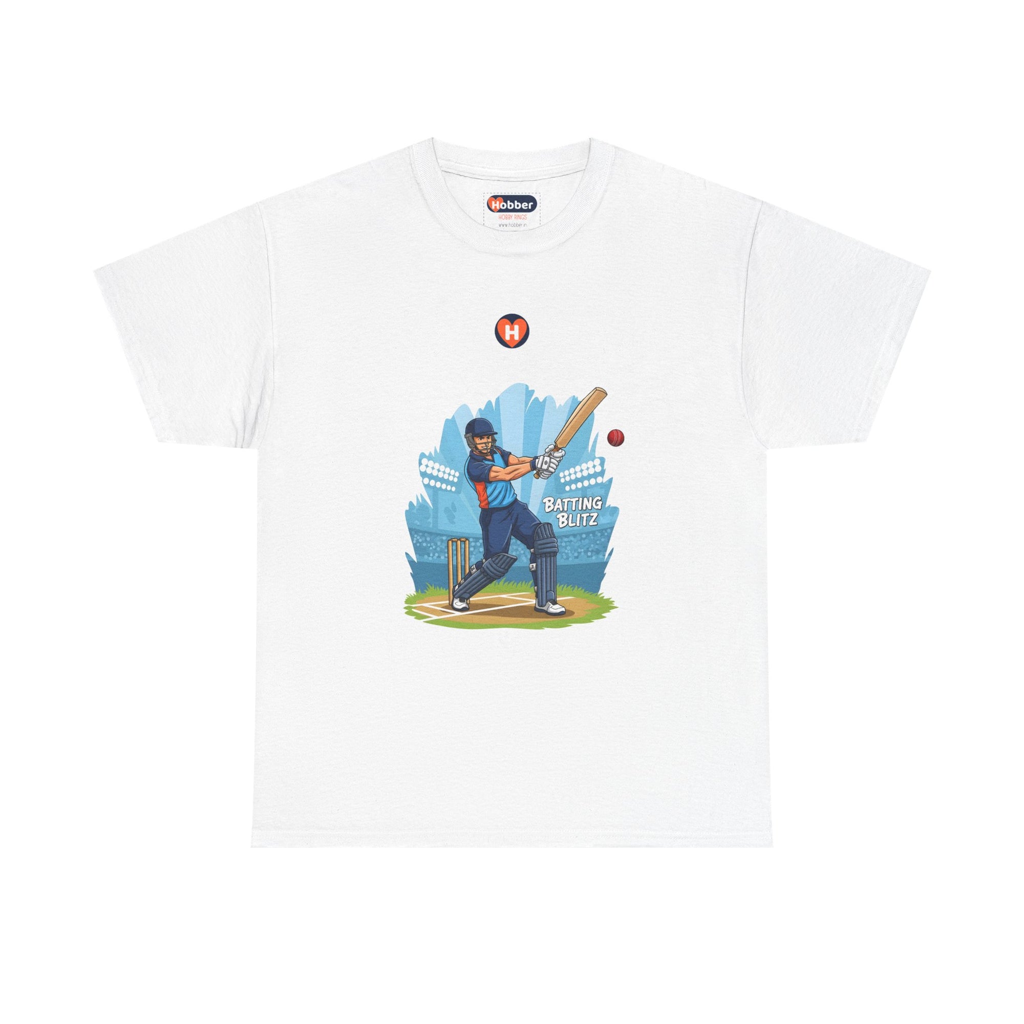 Hobber Mens Sports & Adventure T-Shirt, #25 Cricket