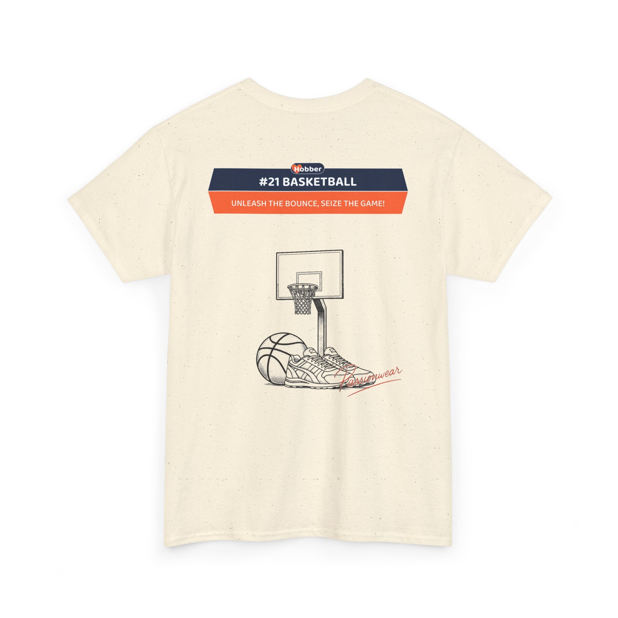 Hobber Mens Sports & Adventure T-Shirt, #21 Basketball