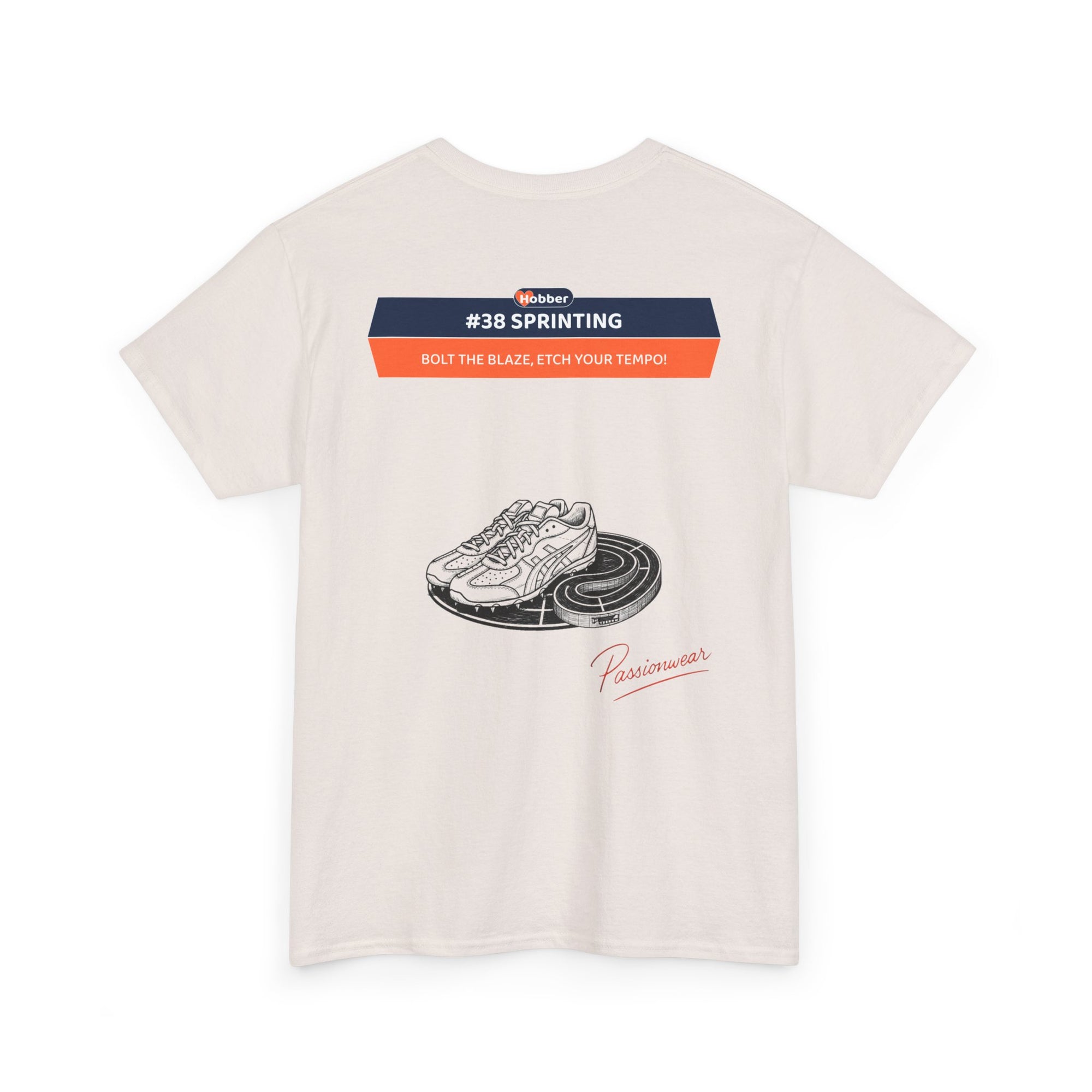 Hobber Mens Sports & Adventure T-Shirt, #38 Sprinting