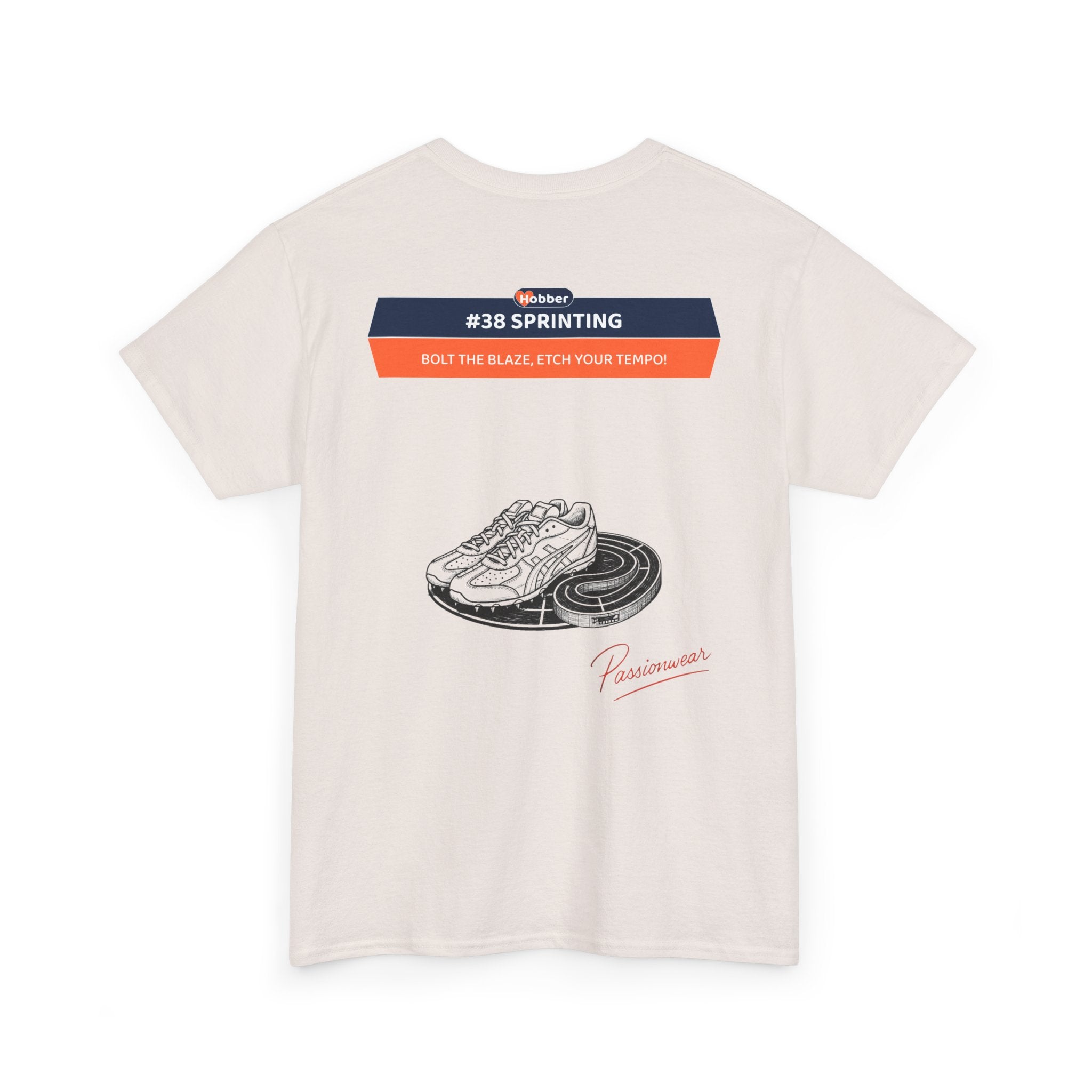 Hobber Mens Sports & Adventure T-Shirt, #38 Sprinting