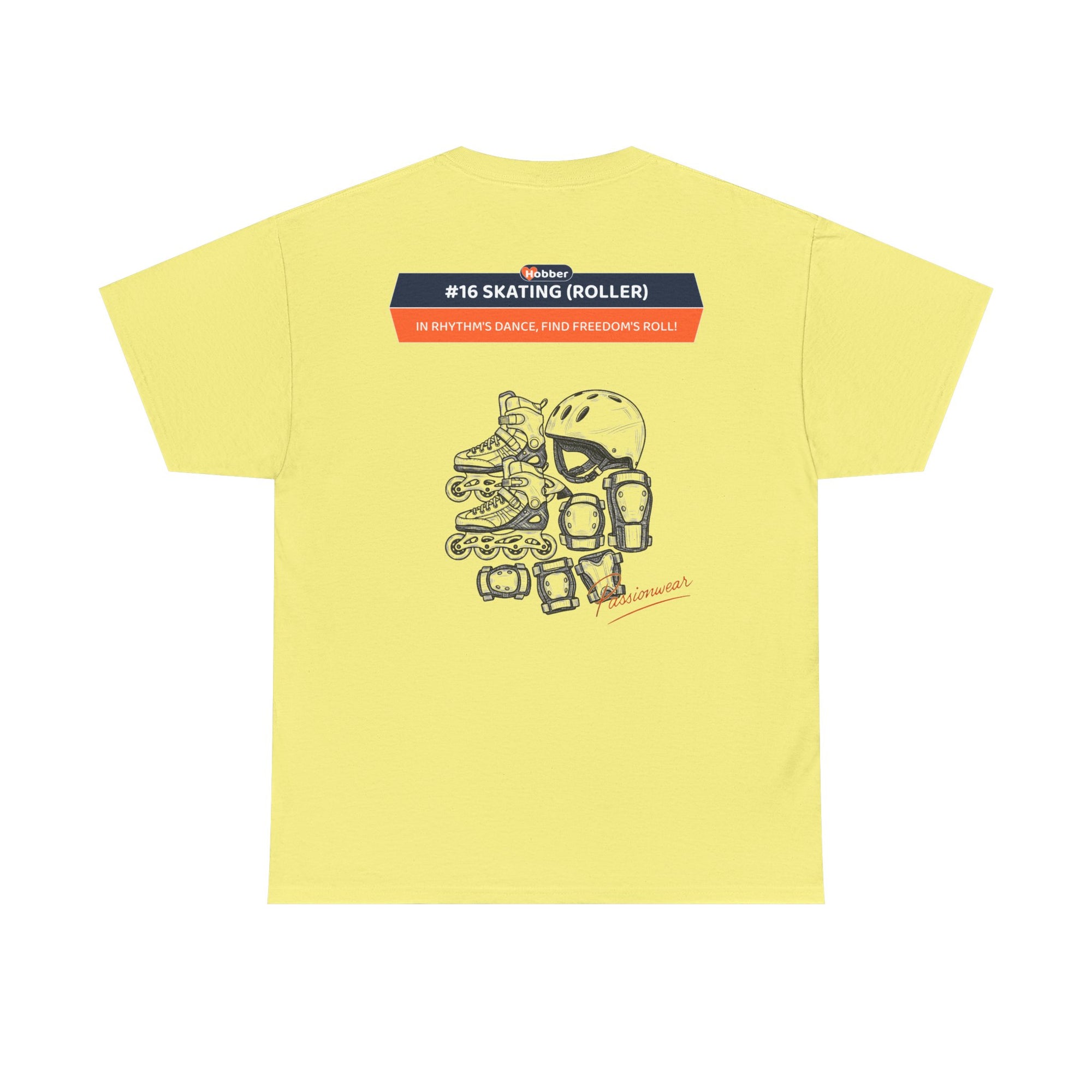 Hobber Unisex Sports & Adventure T-Shirt, #16 Skating (Roller)
