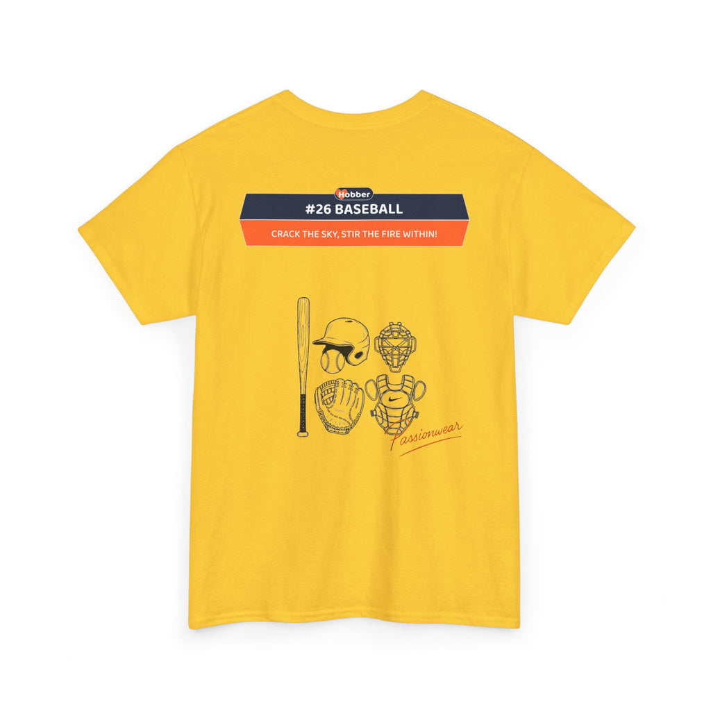 Hobber Mens Sports & Adventure T-Shirt, #26 Baseball