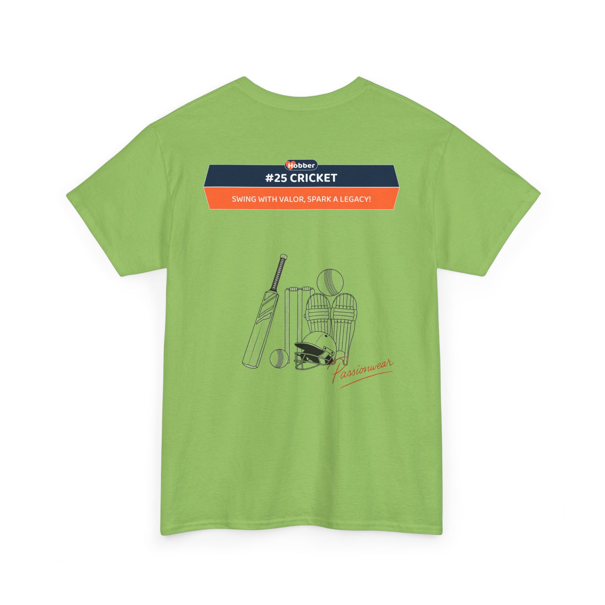 Hobber Mens Sports & Adventure T-Shirt, #25 Cricket