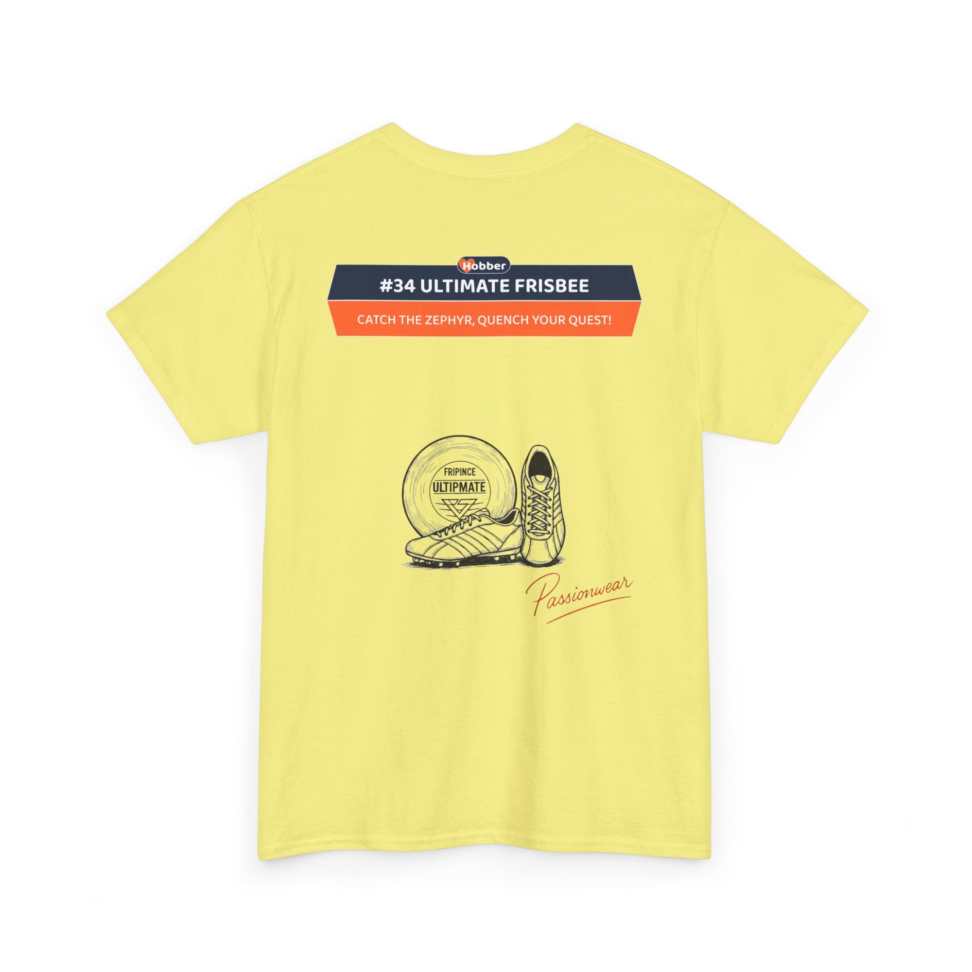 Hobber Unisex Sports & Adventure T-Shirt, #34 Ultimate Frisbee