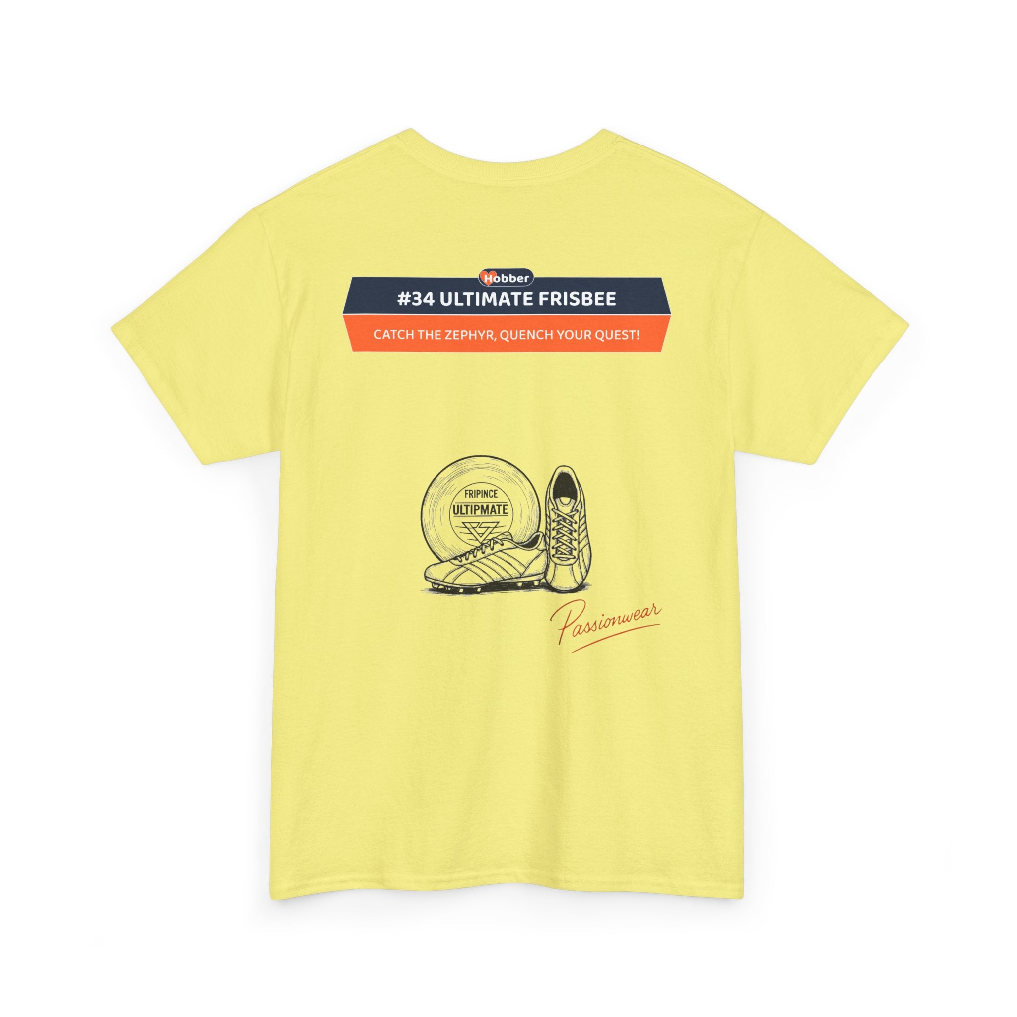 Hobber Unisex Sports & Adventure T-Shirt, #34 Ultimate Frisbee