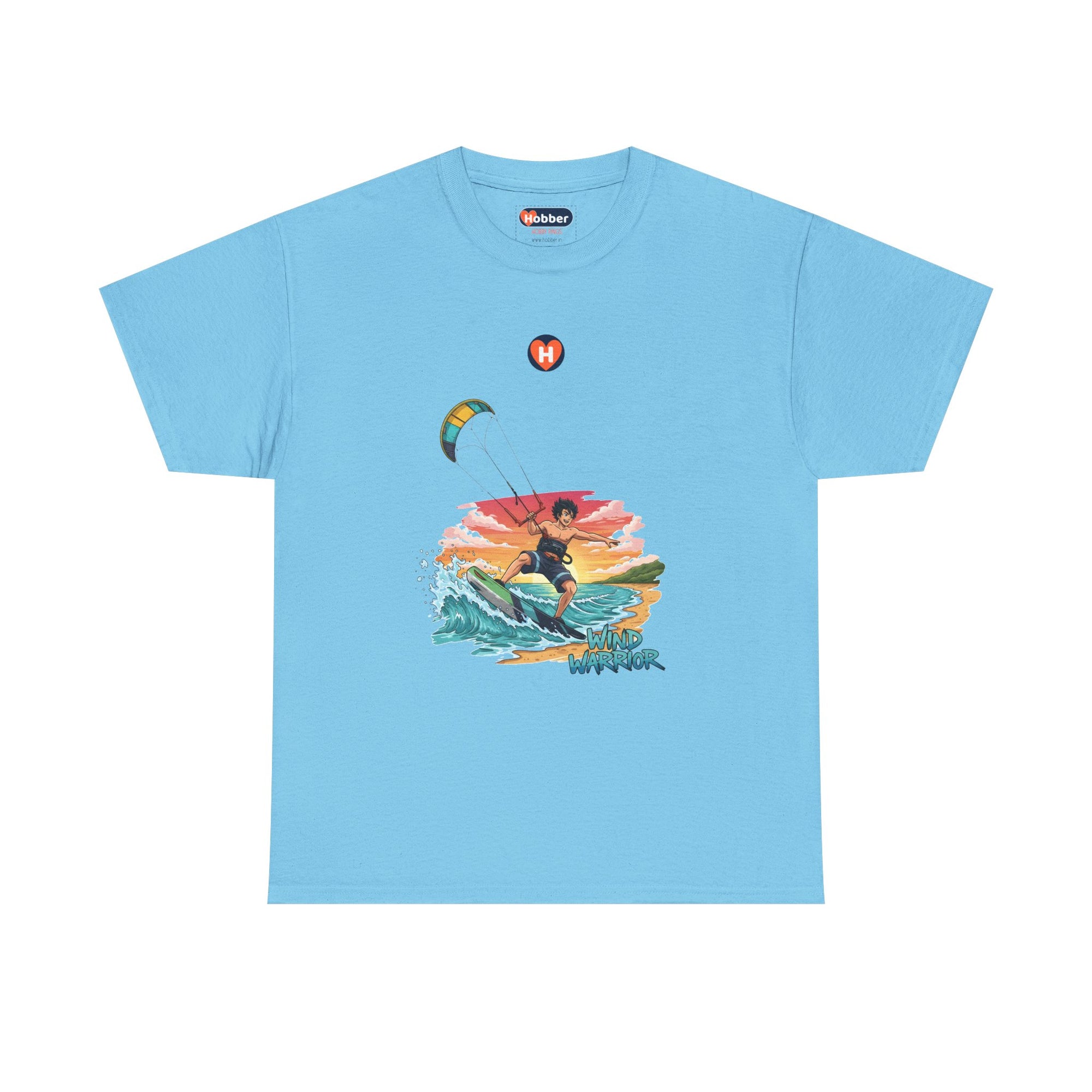 Hobber Mens Sports & Adventure T-Shirt, #14 Kiteboarding