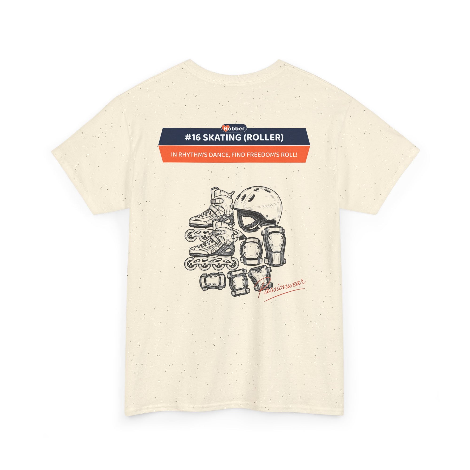 Hobber Unisex Sports & Adventure T-Shirt, #16 Skating (Roller)