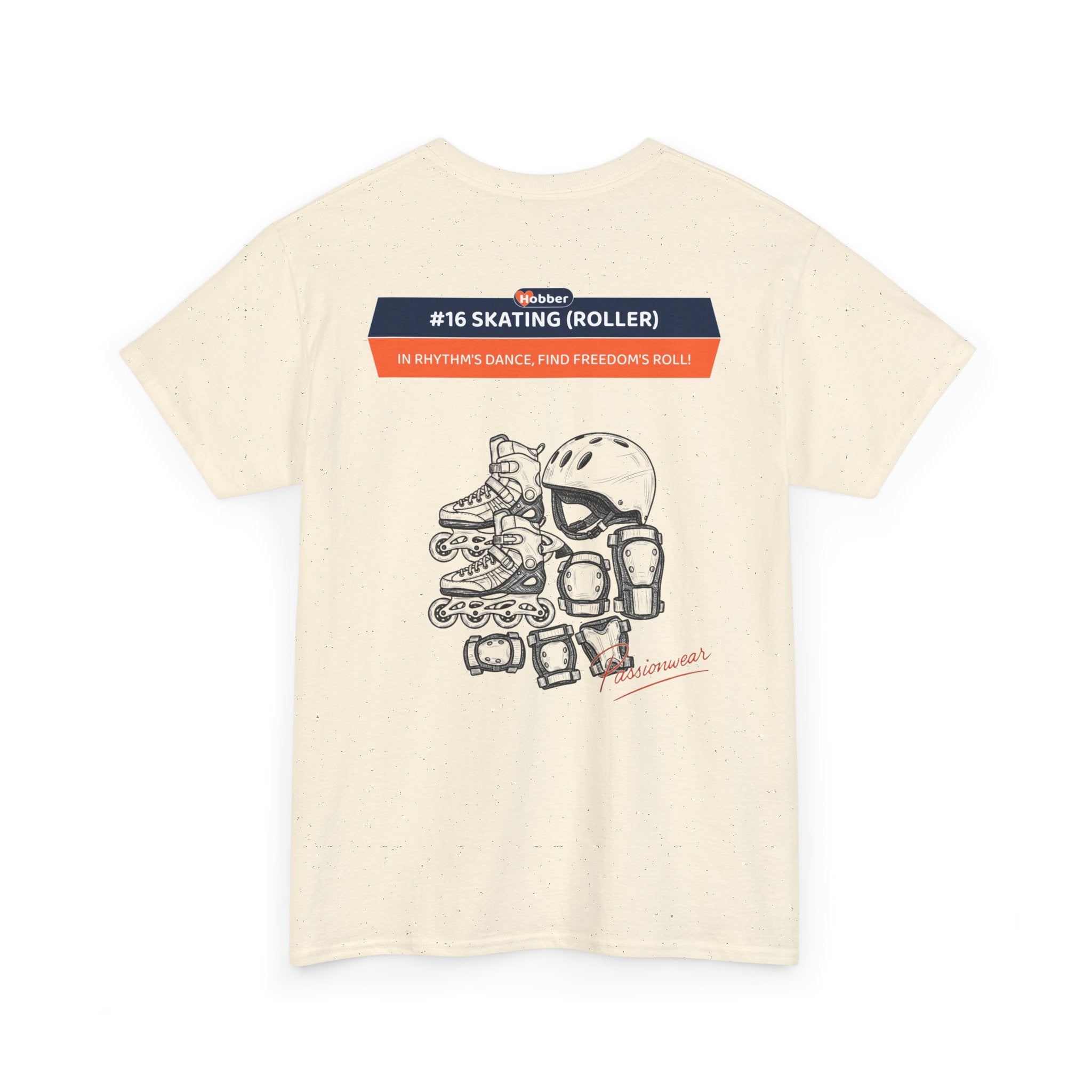 Hobber Unisex Sports & Adventure T-Shirt, #16 Skating (Roller)
