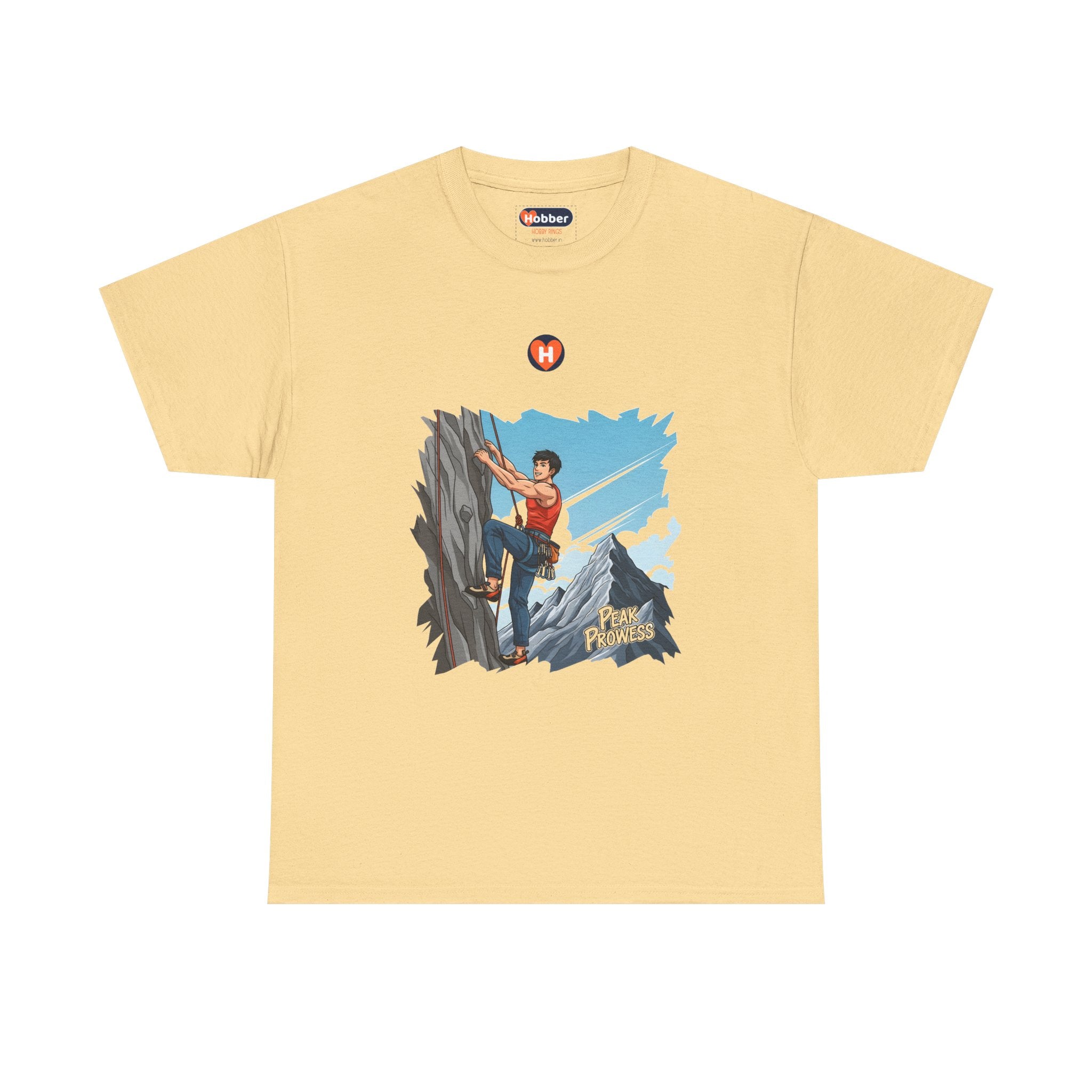 Hobber Mens Sports & Adventure T-Shirt, #43 Climbing (Rock)