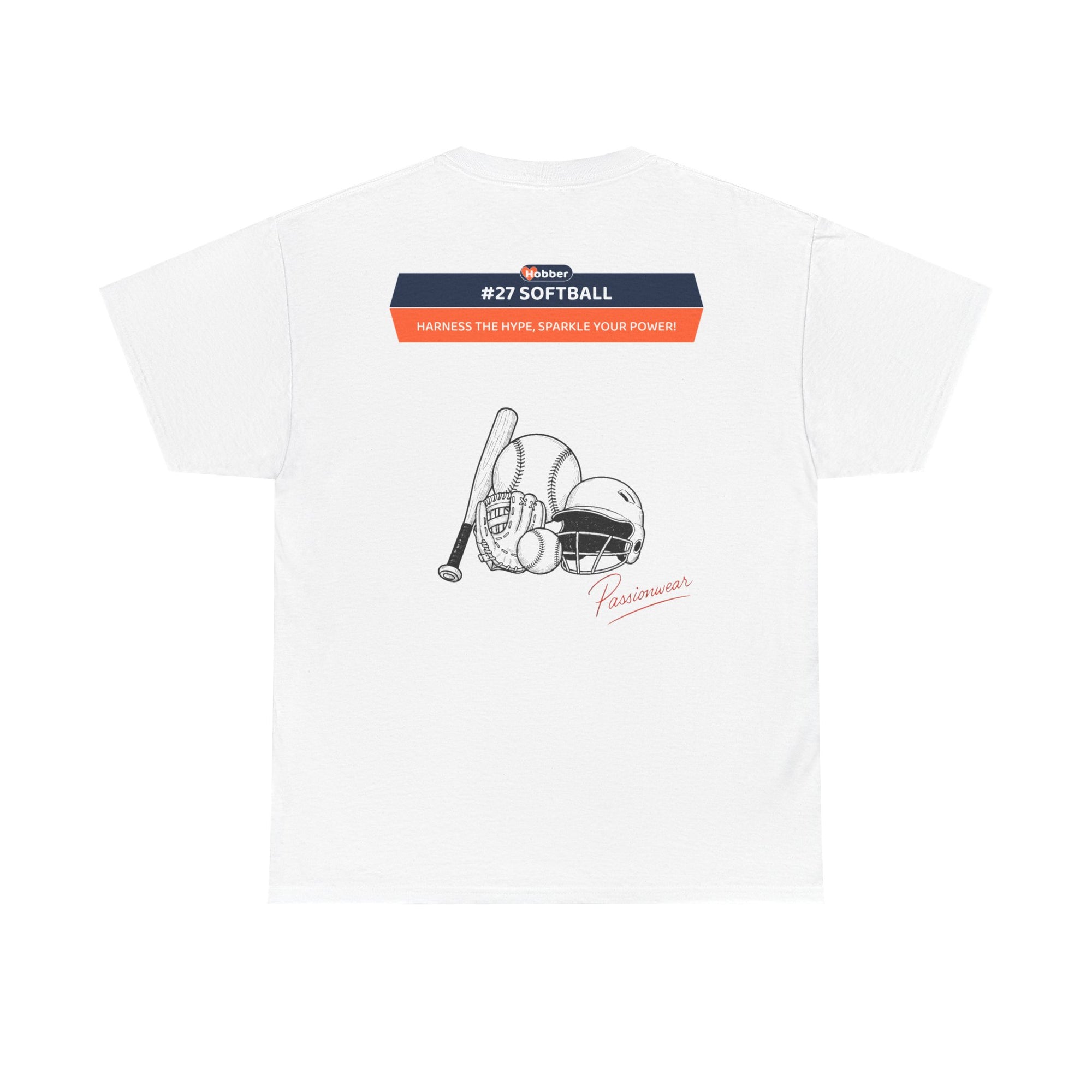 Hobber Unisex Sports & Adventure T-Shirt, #27 Softball