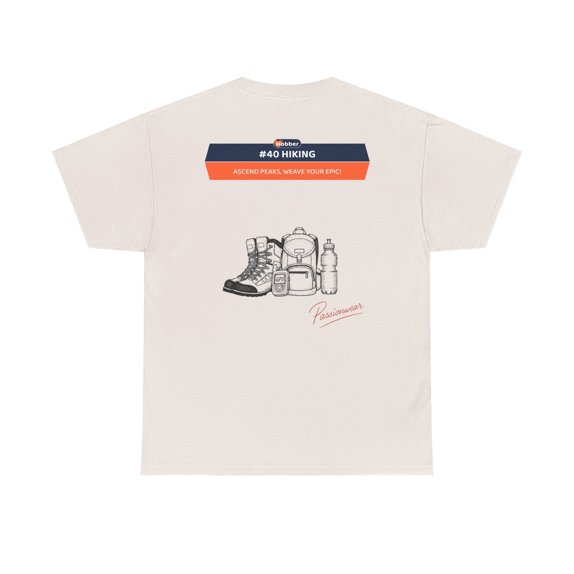 Hobber Unisex Sports & Adventure T-Shirt, #40 Hiking