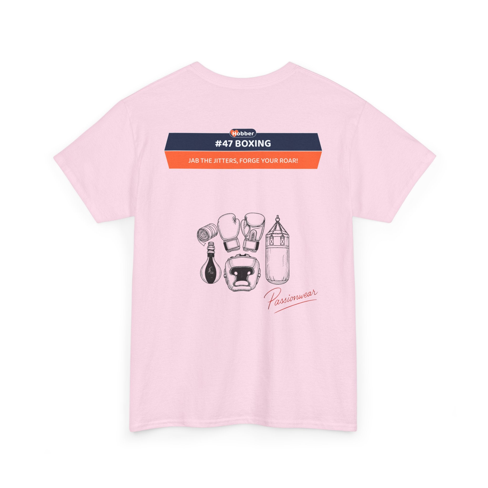 Hobber Mens Sports & Adventure T-Shirt, #47 Boxing