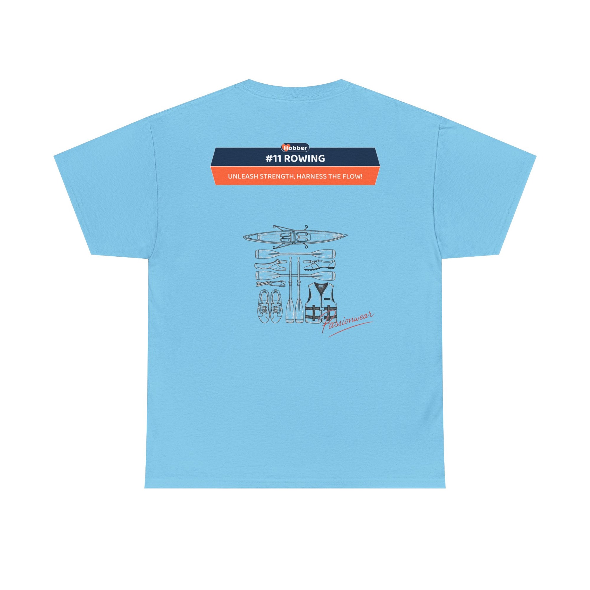 Hobber Mens Sports & Adventure T-Shirt, #11 Rowing